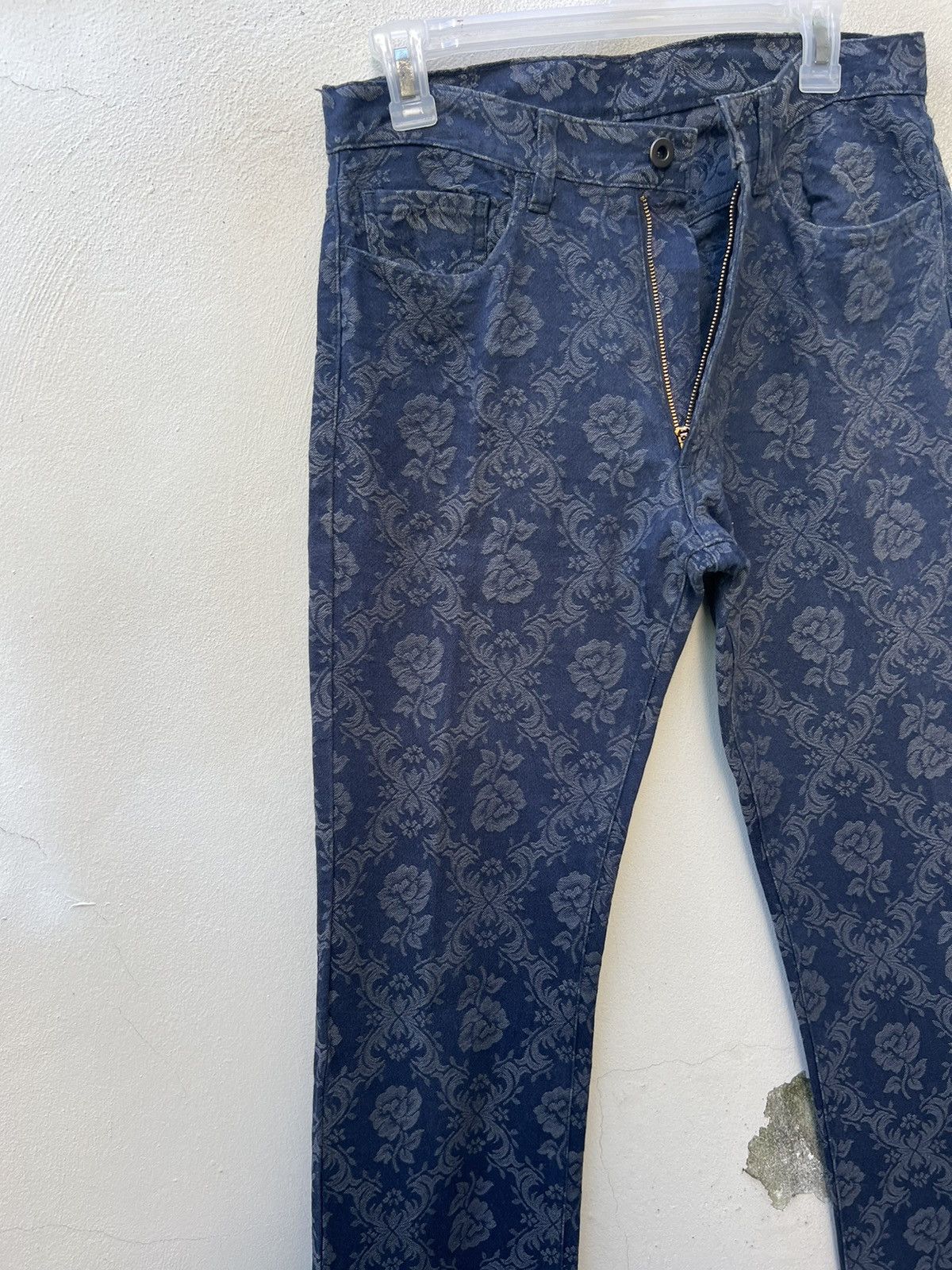 Vintage Vintage Rupert Edge Japan Jacquard Denim Flare Jeans Size US 30 / EU 46 - 9 Thumbnail