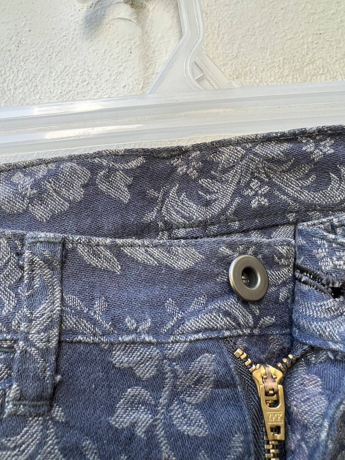 Vintage Vintage Rupert Edge Japan Jacquard Denim Flare Jeans Size US 30 / EU 46 - 7 Thumbnail