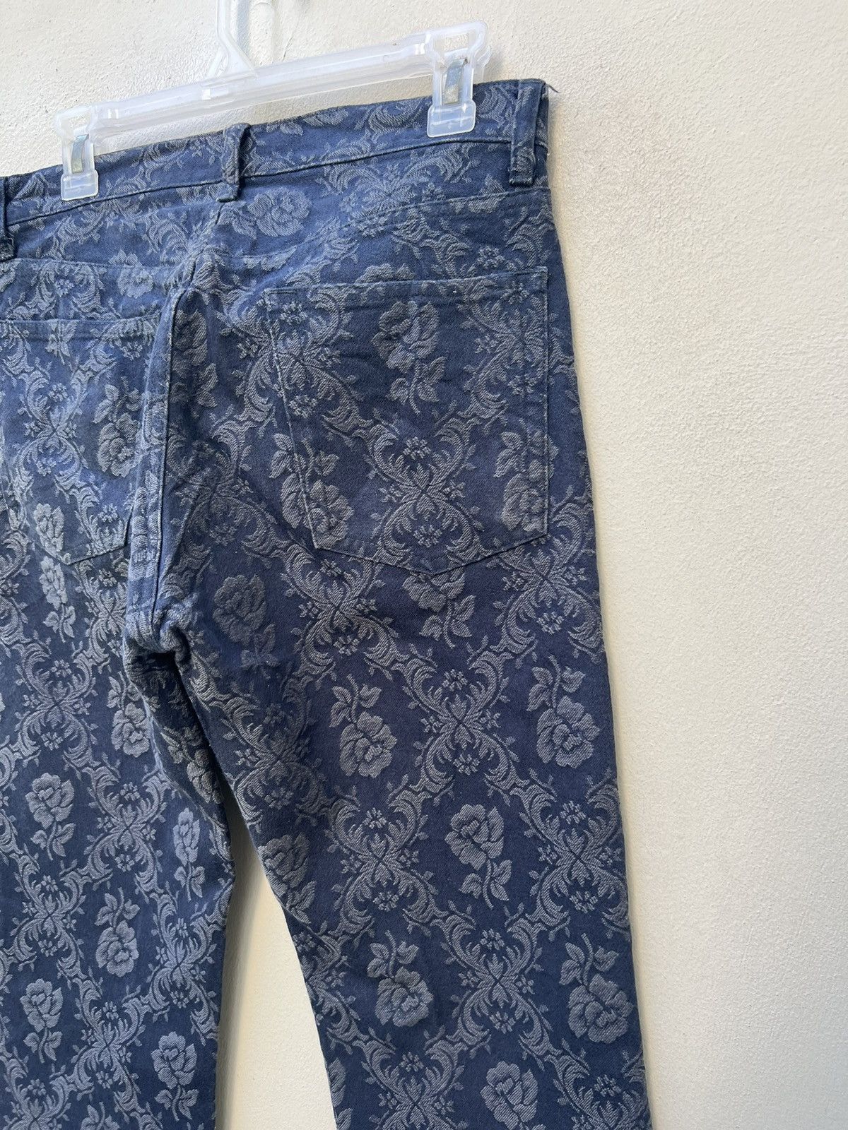 Vintage Vintage Rupert Edge Japan Jacquard Denim Flare Jeans Size US 30 / EU 46 - 16 Thumbnail