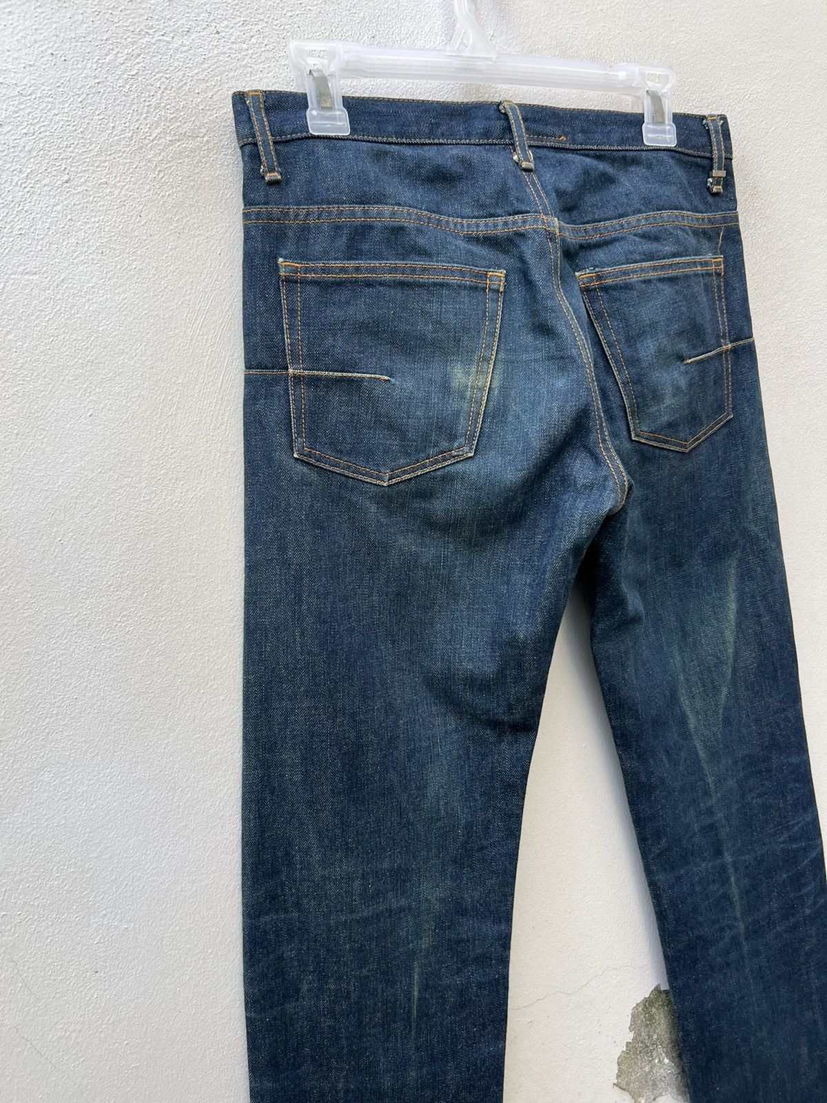 Dior × Hedi Slimane Vintage Dior Homme Long Leg Denim Jeans Size US 29 - 14 Thumbnail