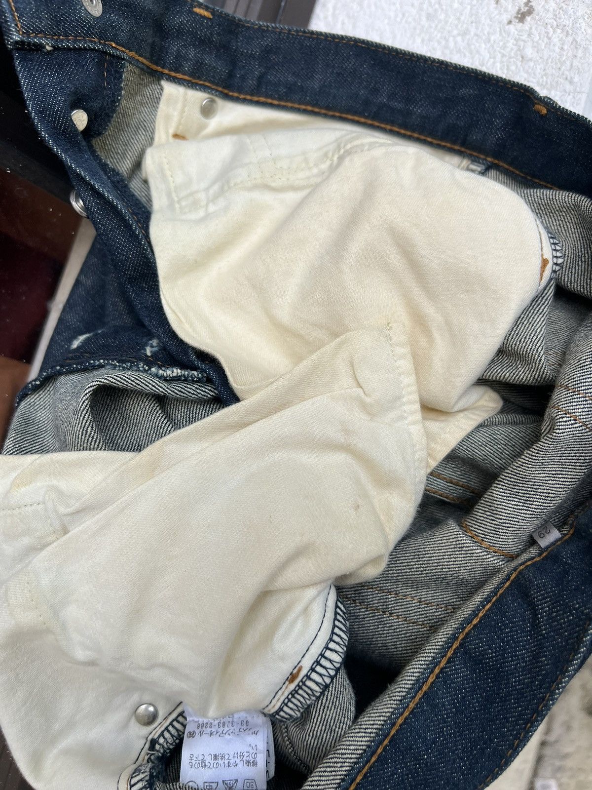 Dior × Hedi Slimane Vintage Dior Homme Long Leg Denim Jeans Size US 29 - 25 Thumbnail