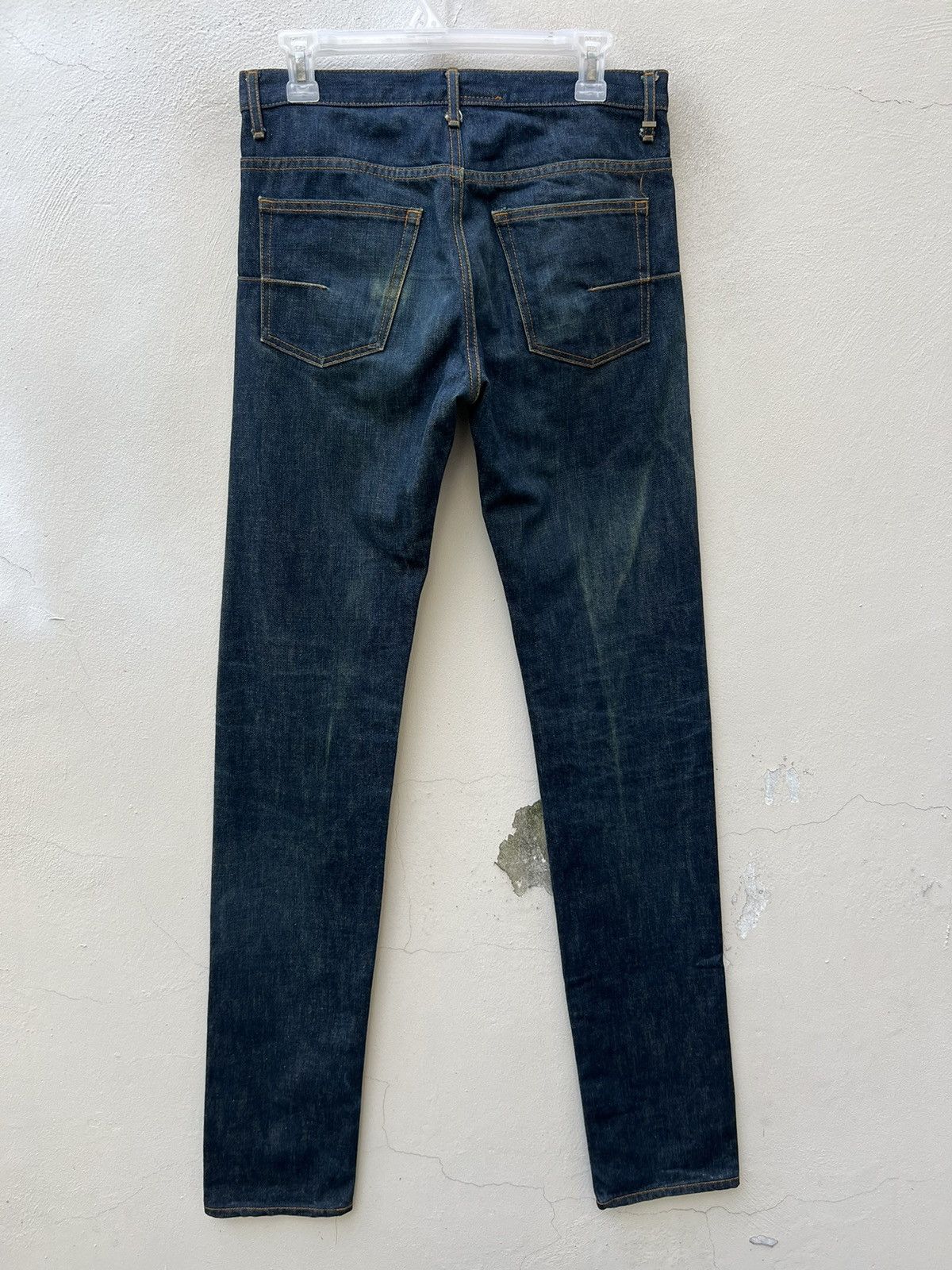 Dior × Hedi Slimane Vintage Dior Homme Long Leg Denim Jeans Size US 29 - 13 Thumbnail