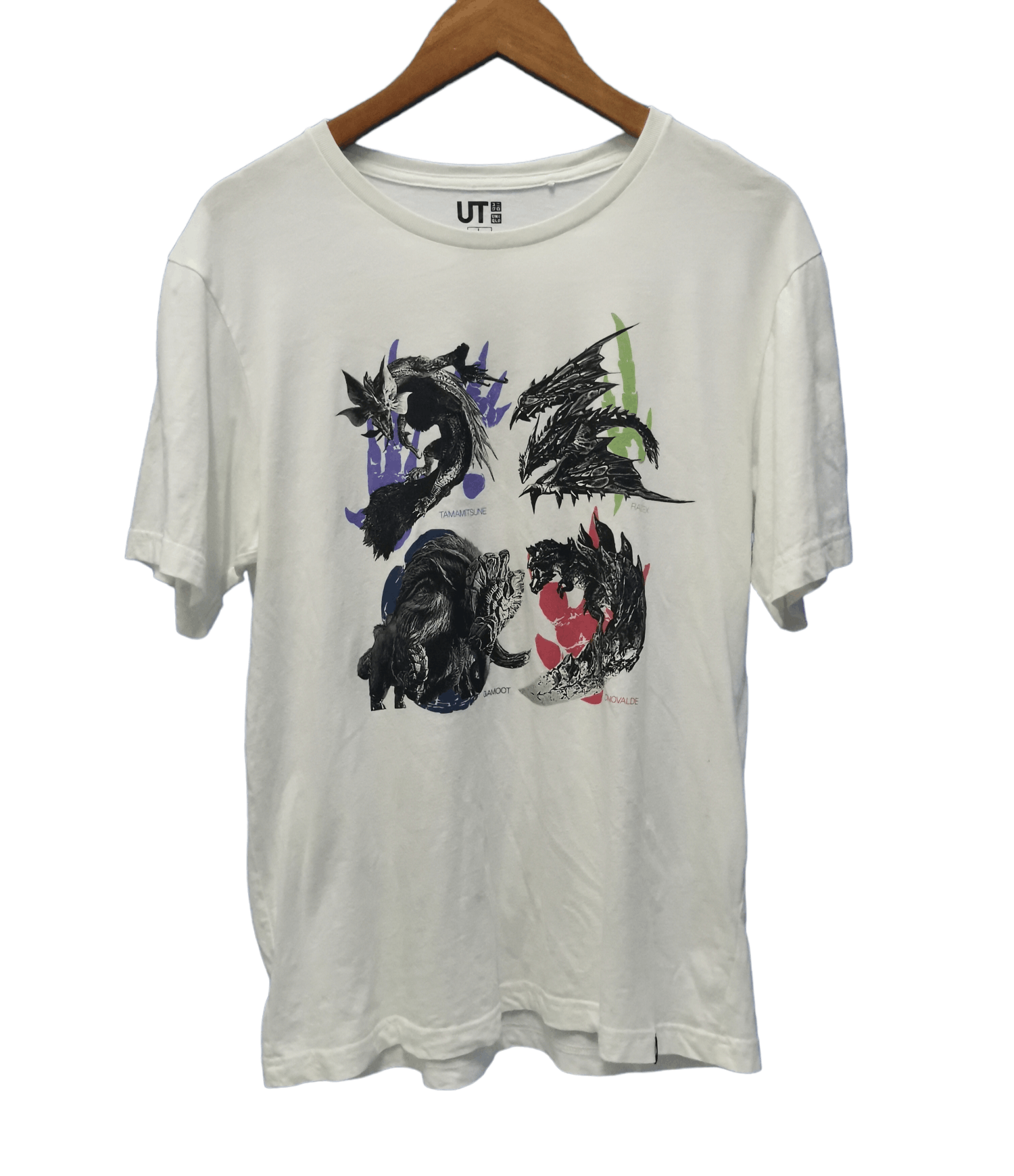 Anime × Japanese Brand × The Game Monster Hunter Japan Game Anime Tee Nintendo Bleach Eva Size US L / EU 52-54 / 3 - 2 Thumbnail
