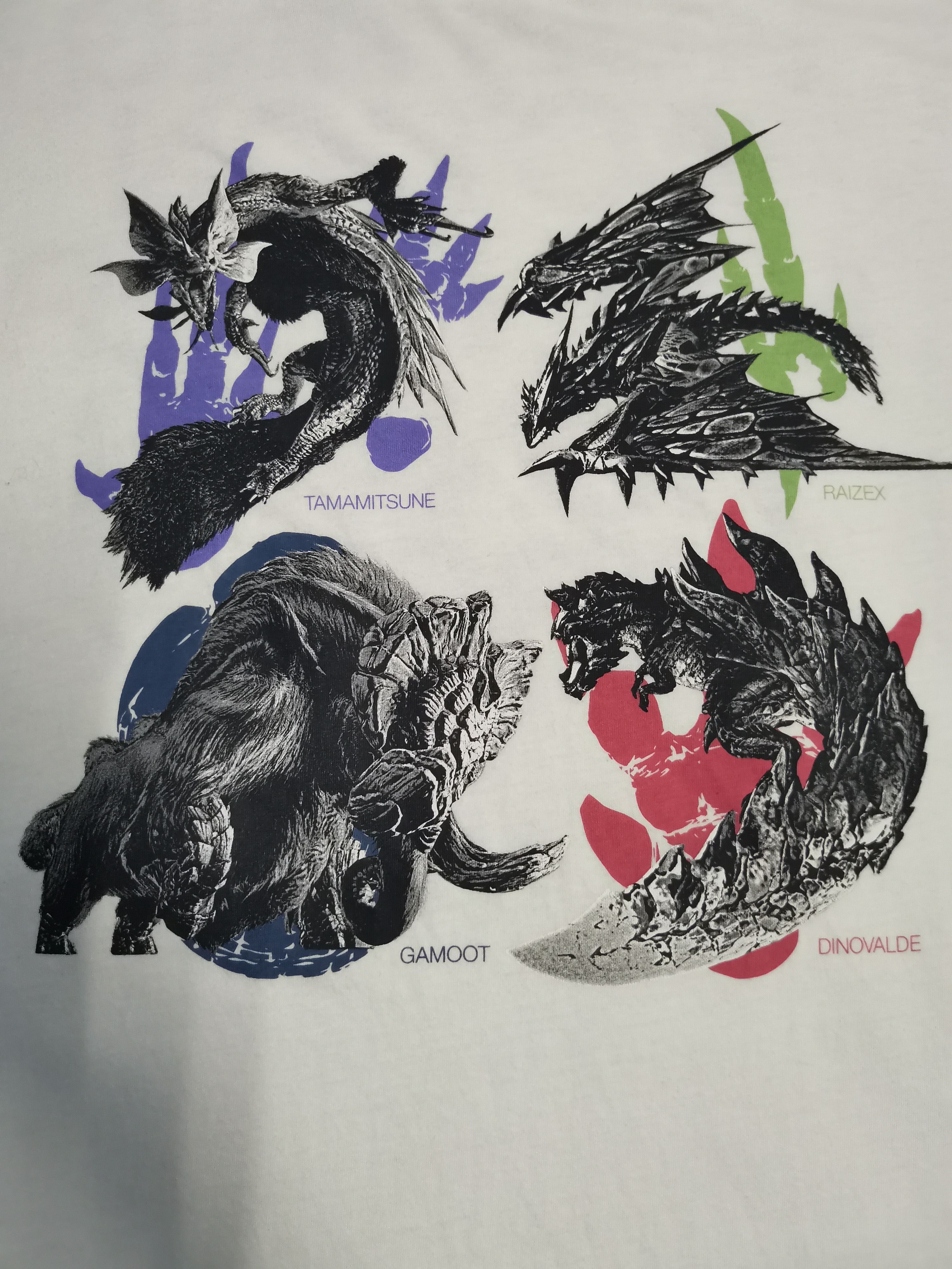 Anime × Japanese Brand × The Game Monster Hunter Japan Game Anime Tee Nintendo Bleach Eva Size US L / EU 52-54 / 3 - 1 Thumbnail