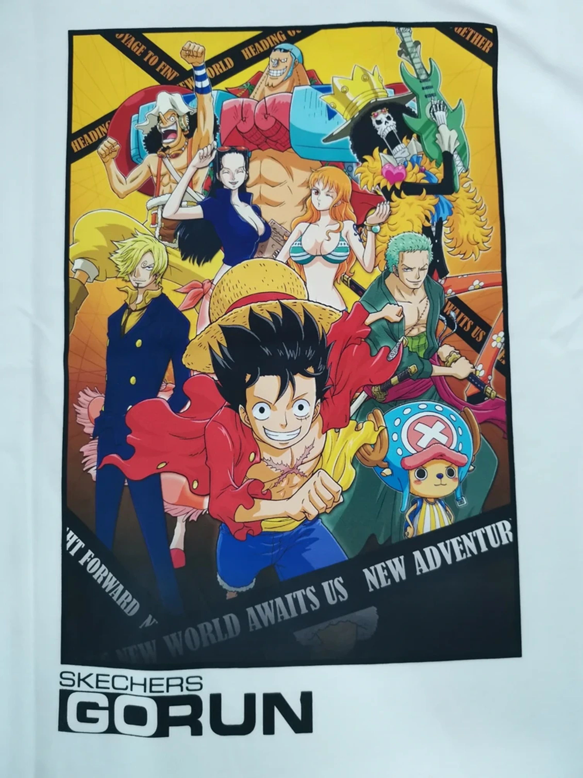 image of Anima x Cartoon Network Skechers One Piece Japan Anime Tee Hookup Akira Devilman in White (Size 2XL