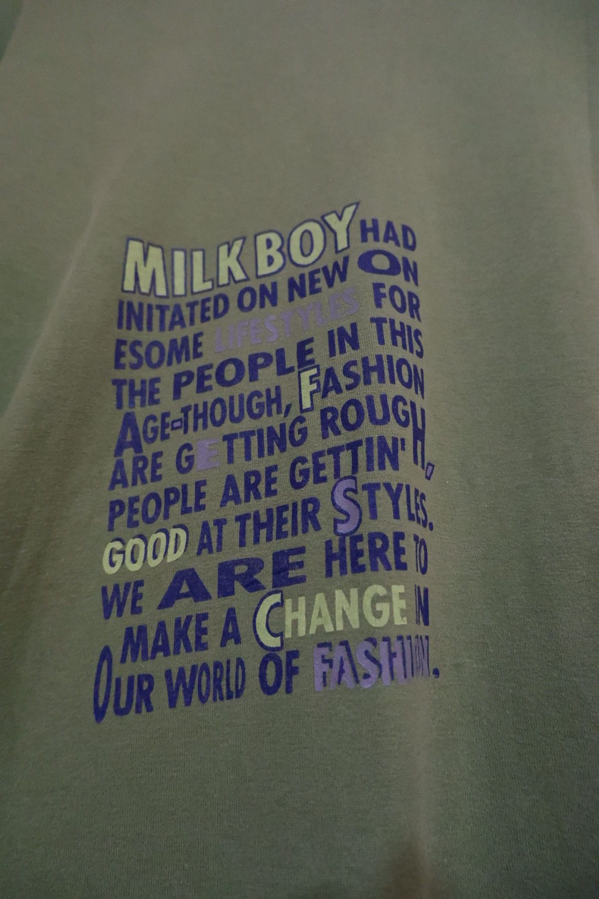 20471120 VINTAGE MILKBOY T-SHIRT Size US L / EU 52-54 / 3 - 4 Thumbnail