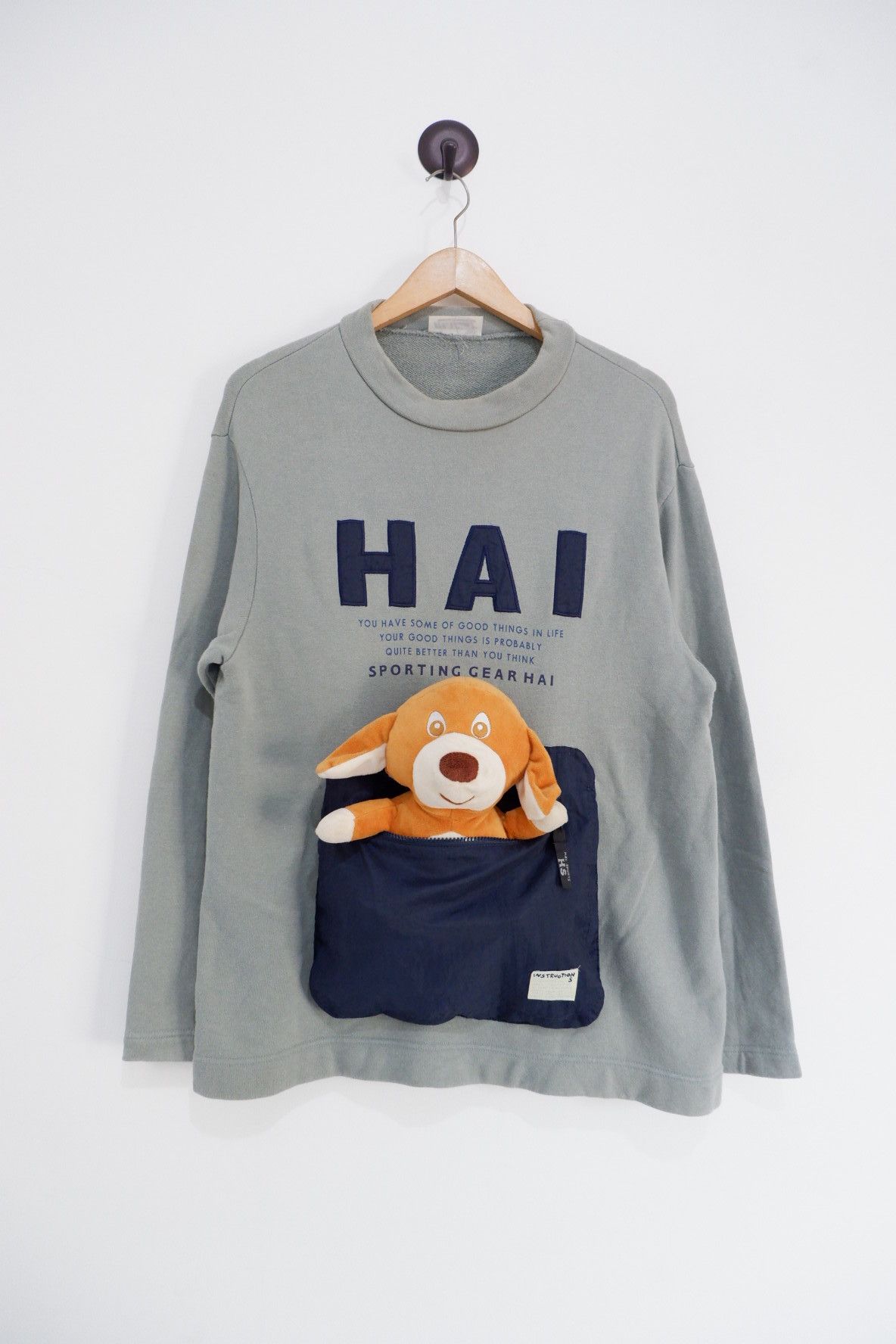 Hai Sporting Gear Vintage Hai Sporting Gear Big Pocket Sweaters Size US M / EU 48-50 / 2 - 1 Thumbnail