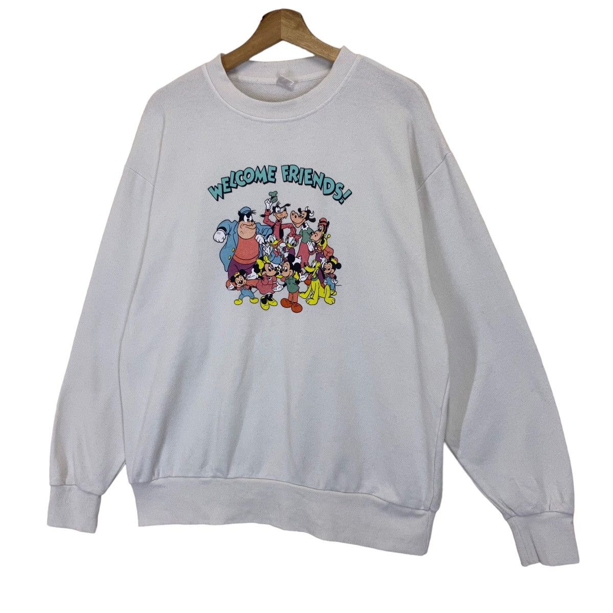 Japanese Brand × Mickey Mouse × Vintage Vintage Mickey Mouse and Friends BigLogo Crewneck Sweatshirt Size US M / EU 48-50 / 2 - 3 Thumbnail