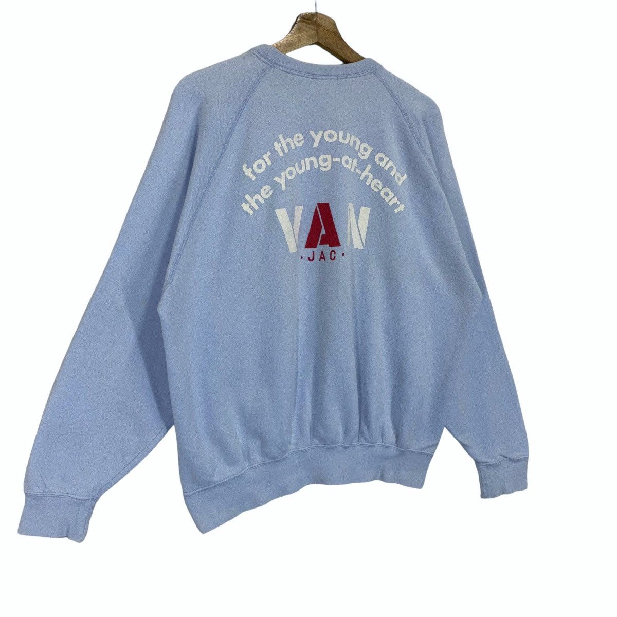 Japanese Brand × Van Vintage Van Jac Big Logo Crewneck Sweatshirt Size M Size US M / EU 48-50 / 2 - 2 Thumbnail