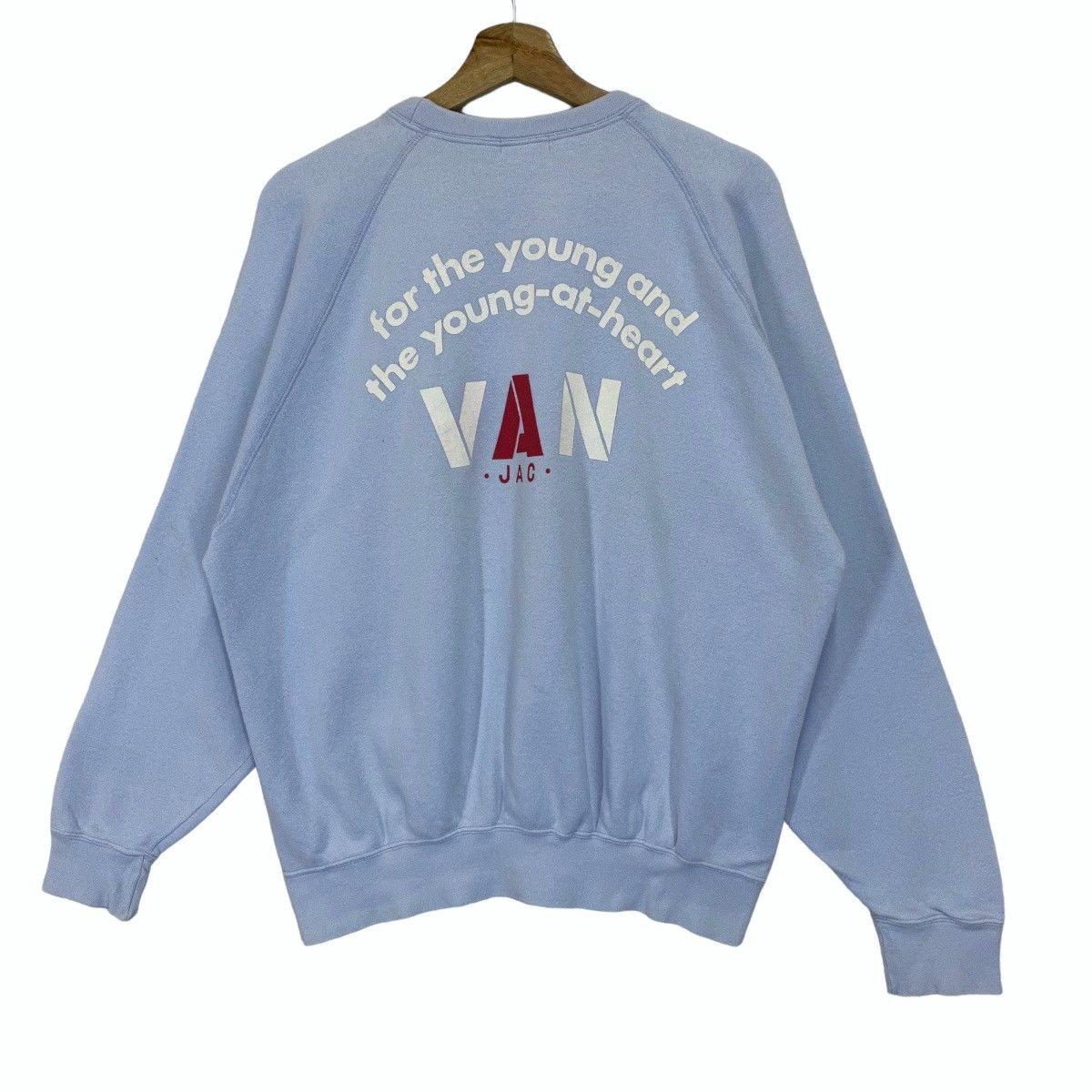 Japanese Brand × Van Vintage Van Jac Big Logo Crewneck Sweatshirt Size M Size US M / EU 48-50 / 2 - 3 Thumbnail
