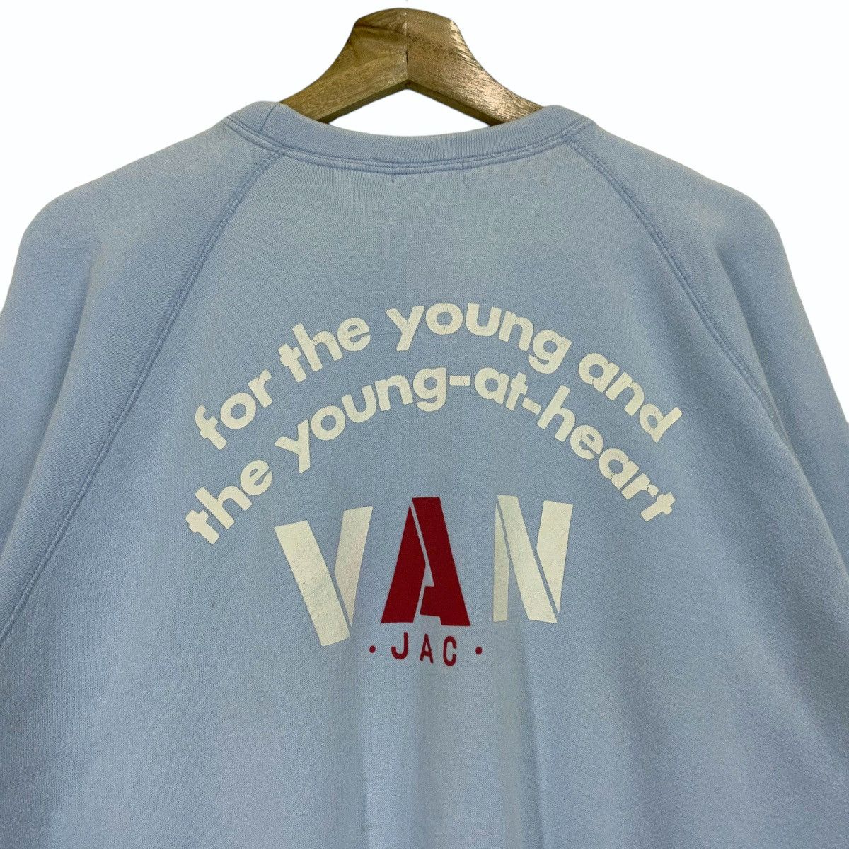 Japanese Brand × Van Vintage Van Jac Big Logo Crewneck Sweatshirt Size M Size US M / EU 48-50 / 2 - 4 Thumbnail