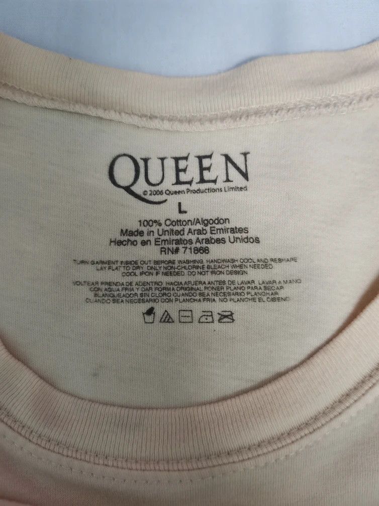Band Tees Vintage Queen We Will Rock You Tee Rock Slayer Maiden Size US L / EU 52-54 / 3 - 3 Thumbnail