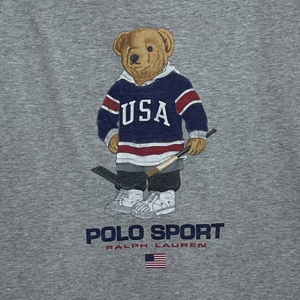 Vintage Vintage 90s Polo Sport Ralph Lauren Single Stitch Size US M / EU 48-50 / 2 - 2 Thumbnail