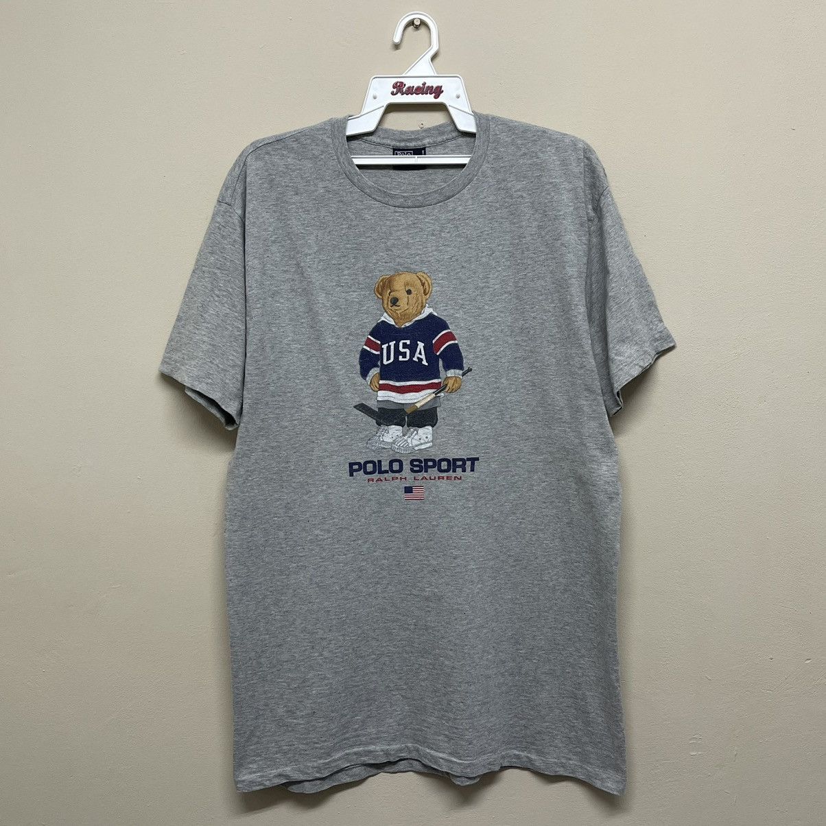 Vintage Vintage 90s Polo Sport Ralph Lauren Single Stitch Size US M / EU 48-50 / 2 - 1 Thumbnail