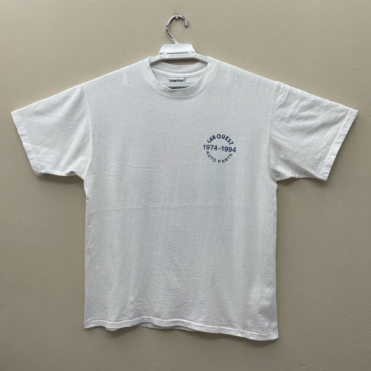 Beauty Beast × Vintage Vintage 90s T Shirt Car Quest Auto Parts Single Stitch Promo Size US L / EU 52-54 / 3 - 5 Thumbnail