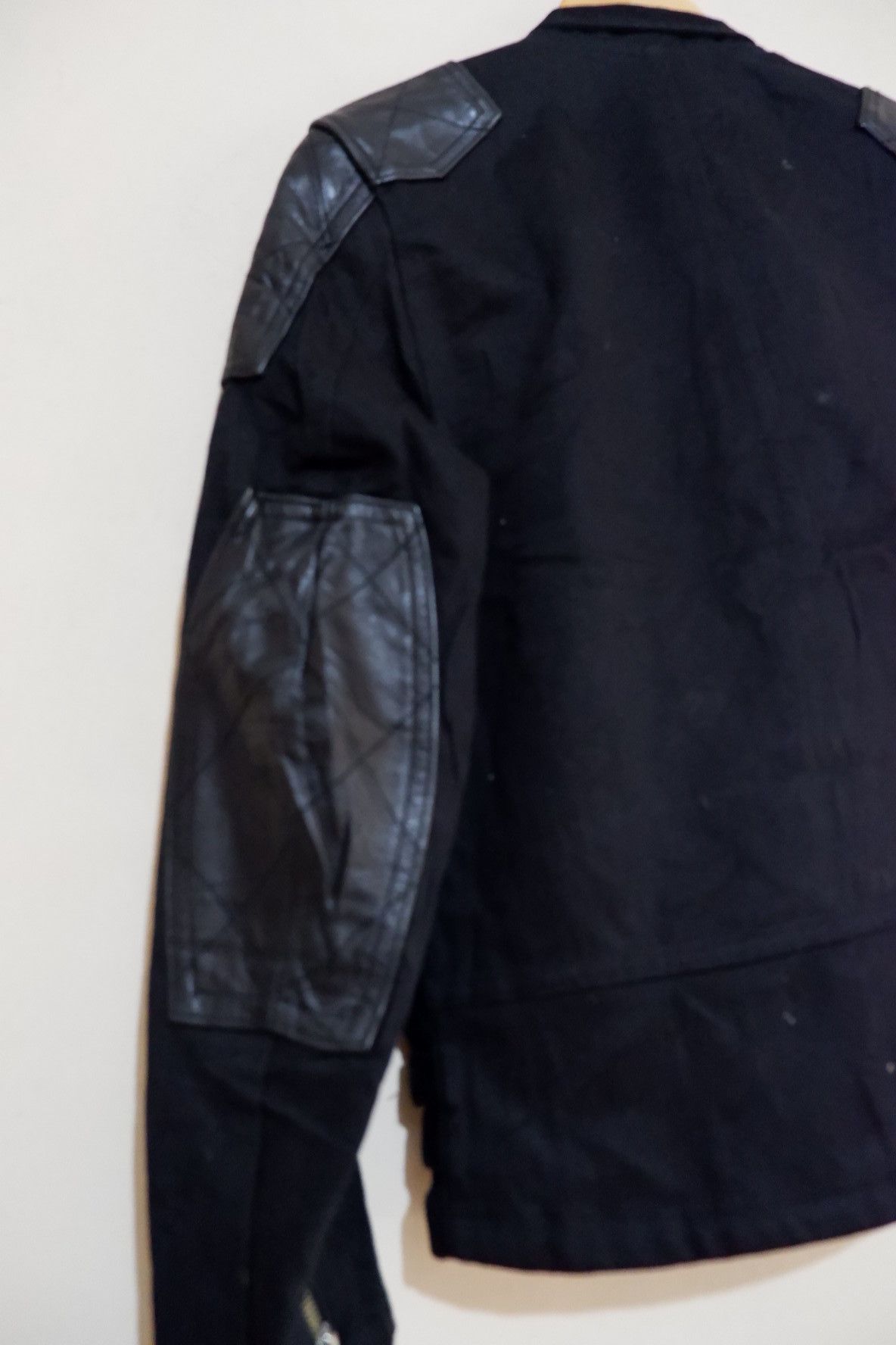 Isamu Katayama Backlash Redmoon Biker Mix Leather Jacket Size US S / EU 44-46 / 1 - 7 Thumbnail