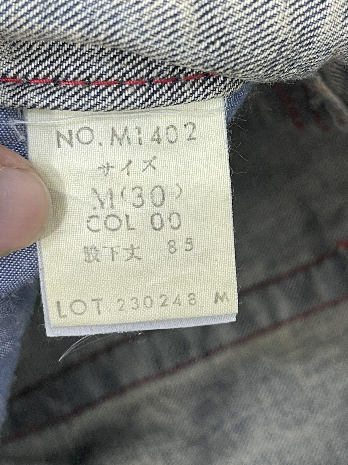 Japanese Brand Flare Jeans Blue Way Distress Acid Wash Low Rise 2🟦8 Size US 31 - 22 Thumbnail