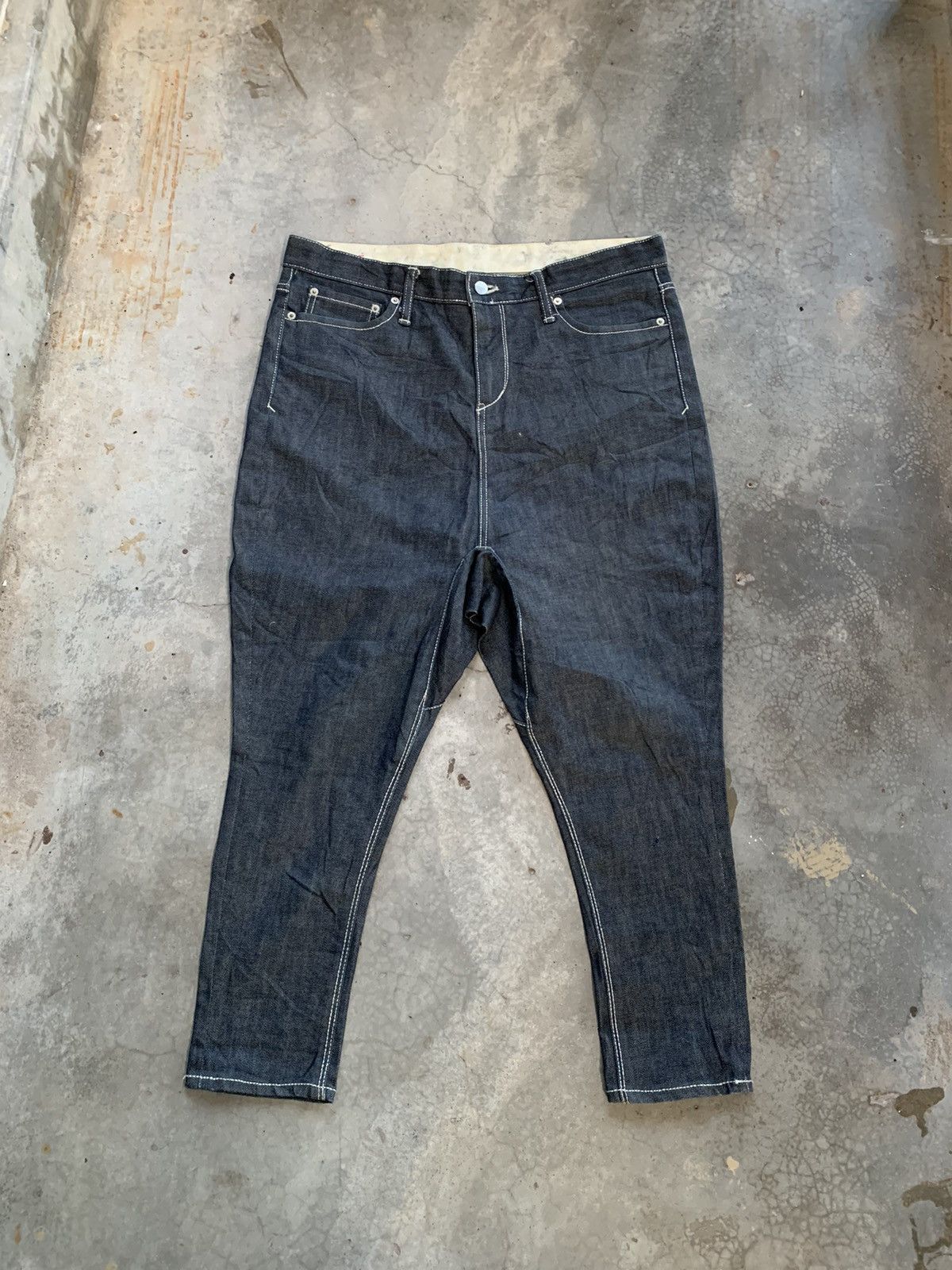 PHENOMENON Phenomenon Sarouel Jeans Denim Ganryu Style CDG Size US 34 / EU 50 - 1 Thumbnail