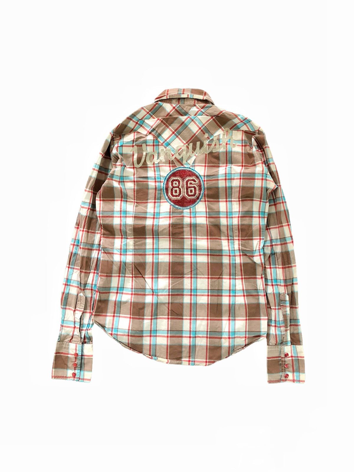 Hiroshi Fujiwara × Japanese Brand × Vanquish 2000's Vanquish Gold western shirt Size US S / EU 44-46 / 1 - 7 Thumbnail