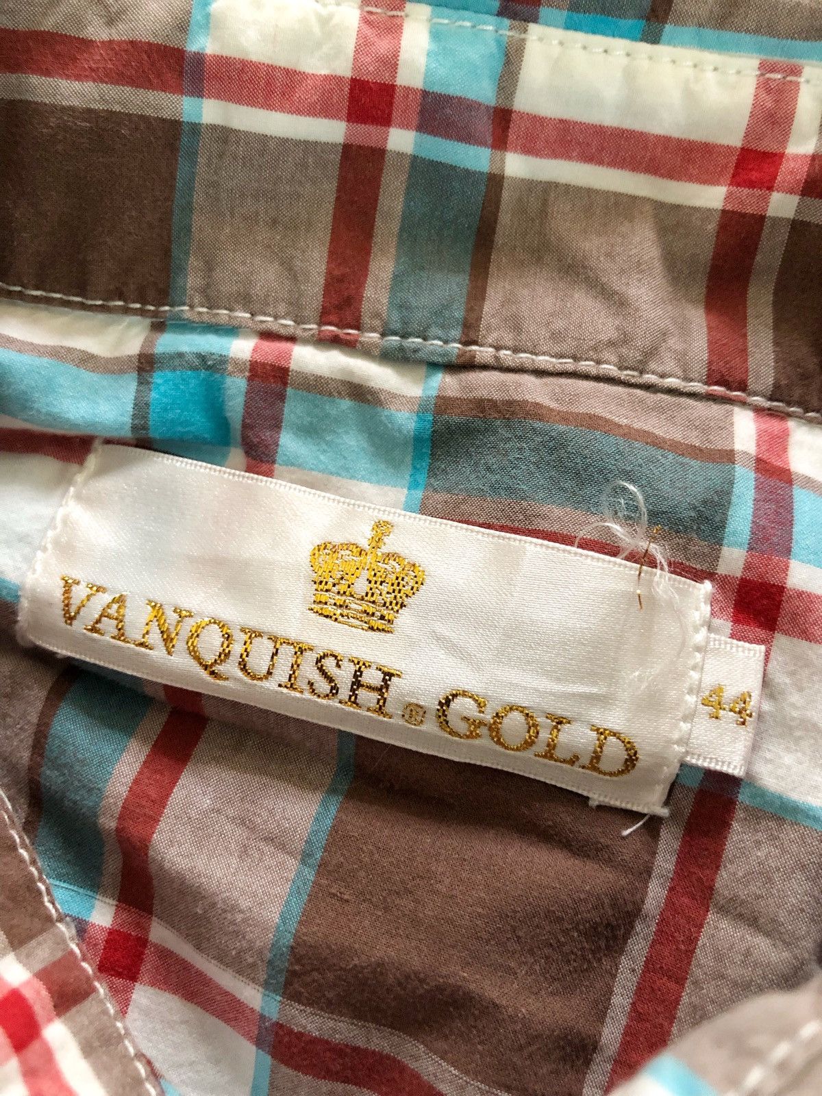Hiroshi Fujiwara × Japanese Brand × Vanquish 2000's Vanquish Gold western shirt Size US S / EU 44-46 / 1 - 15 Thumbnail