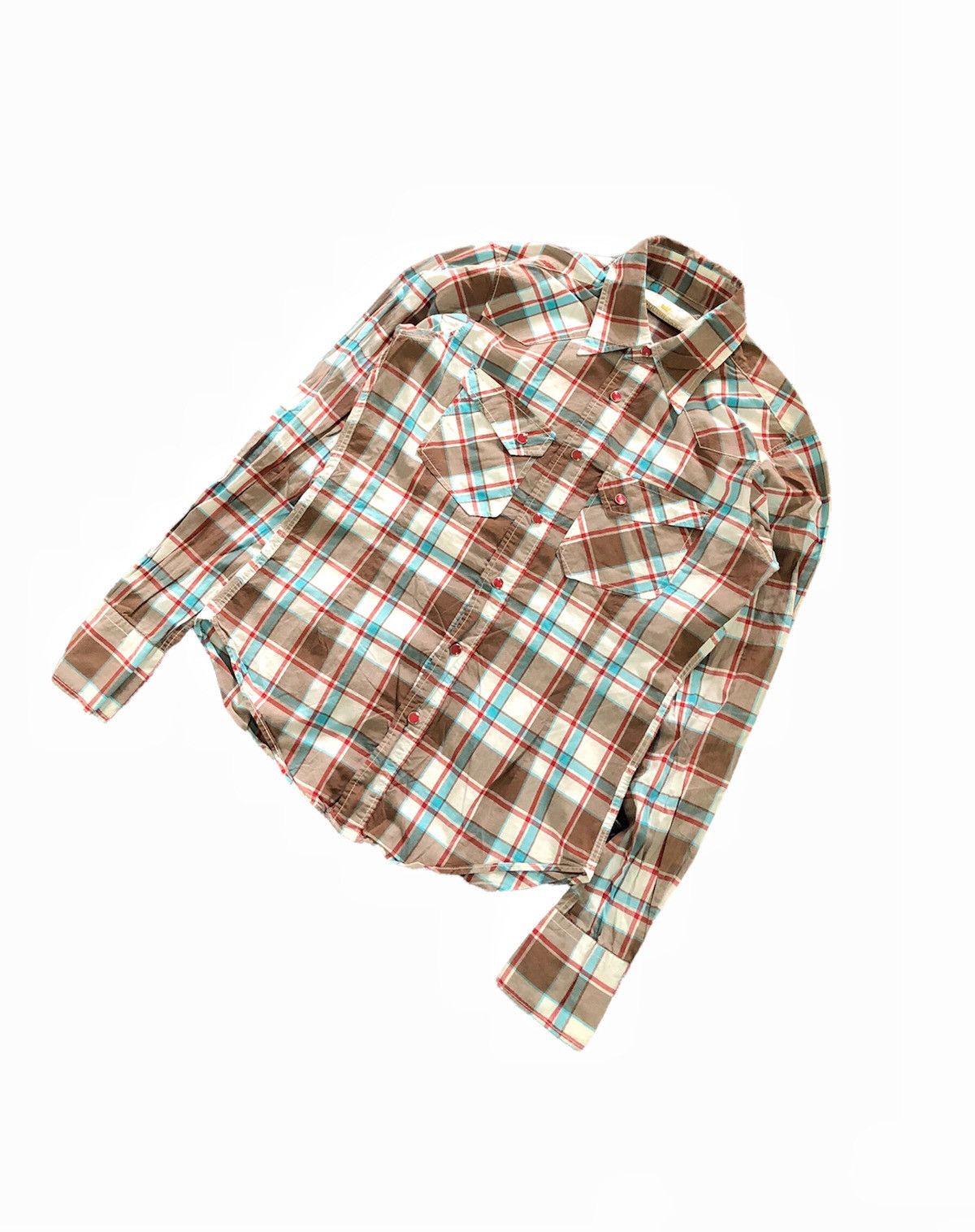 Hiroshi Fujiwara × Japanese Brand × Vanquish 2000's Vanquish Gold western shirt Size US S / EU 44-46 / 1 - 3 Thumbnail