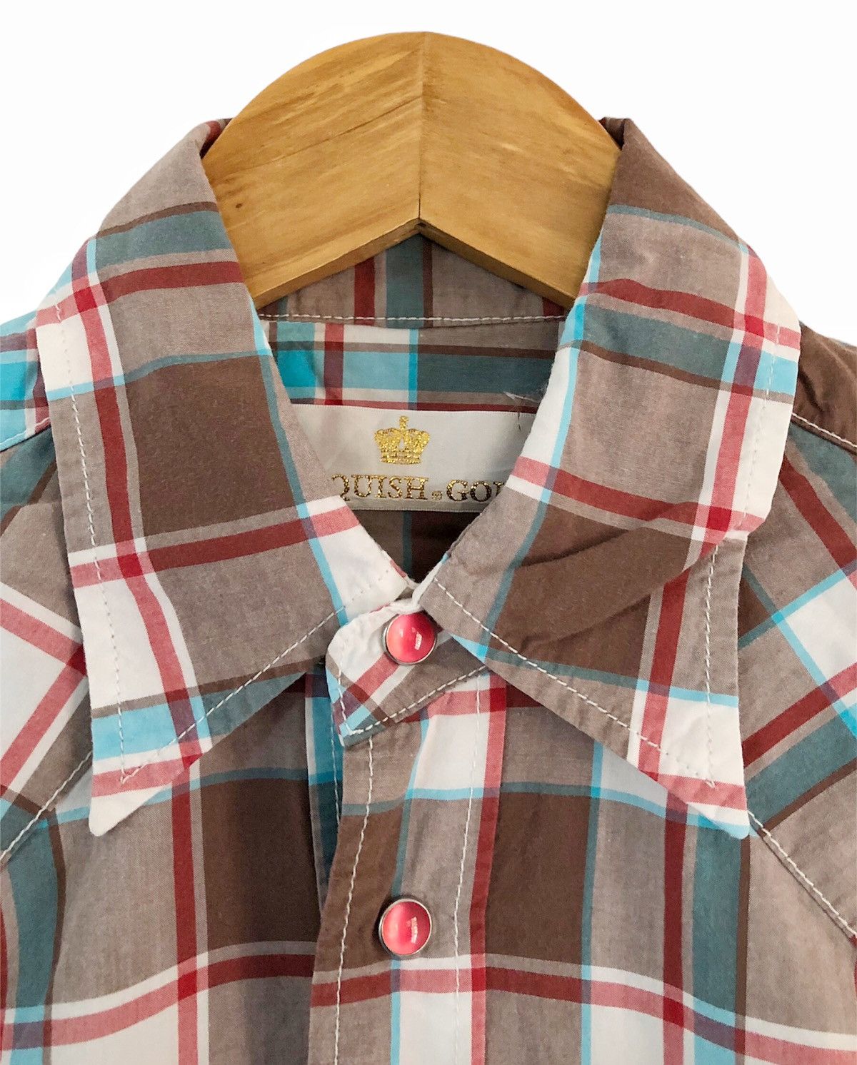 Hiroshi Fujiwara × Japanese Brand × Vanquish 2000's Vanquish Gold western shirt Size US S / EU 44-46 / 1 - 10 Thumbnail