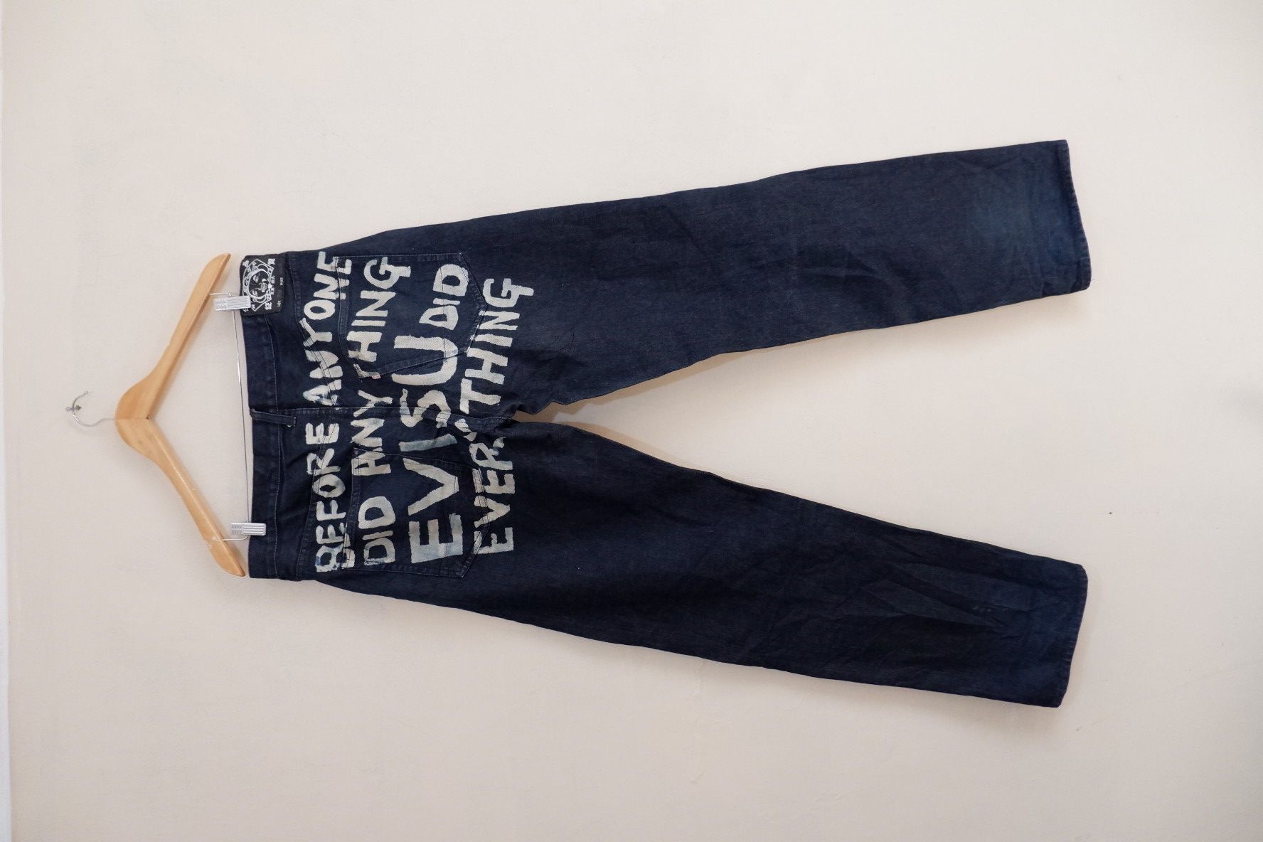 Evisu × Japanese Brand Rare Evisu Words Selvedge Jeans Size US 36 / EU 52 - 1 Thumbnail
