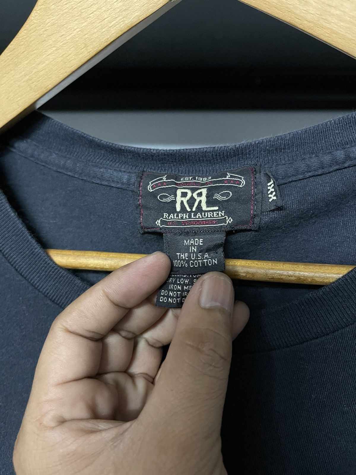 Vintage 90s Double RL Polo Ralph Lauren Tee