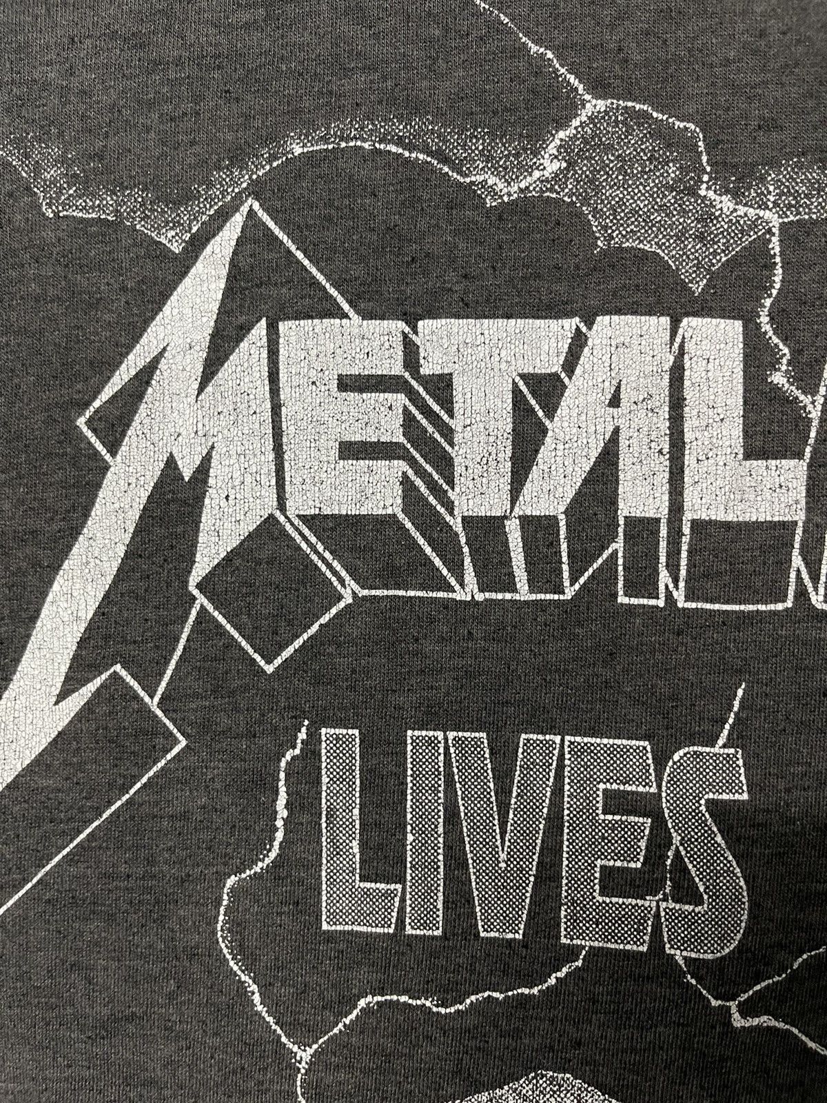 Band Tees × Vintage Vintage 80s Metallica Live OnDedicated To Cliff Burton Faded Size US M / EU 48-50 / 2 - 8 Thumbnail