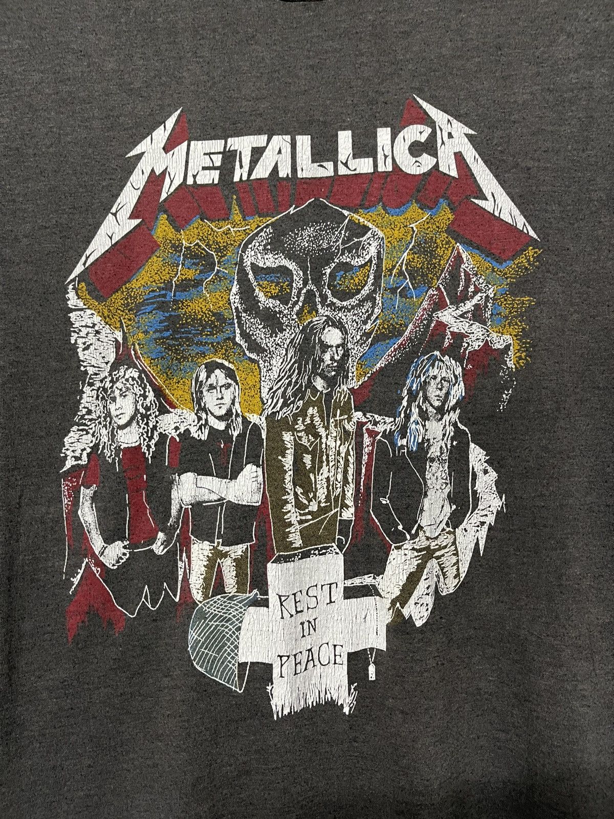 Band Tees × Vintage Vintage 80s Metallica Live OnDedicated To Cliff Burton Faded Size US M / EU 48-50 / 2 - 2 Thumbnail