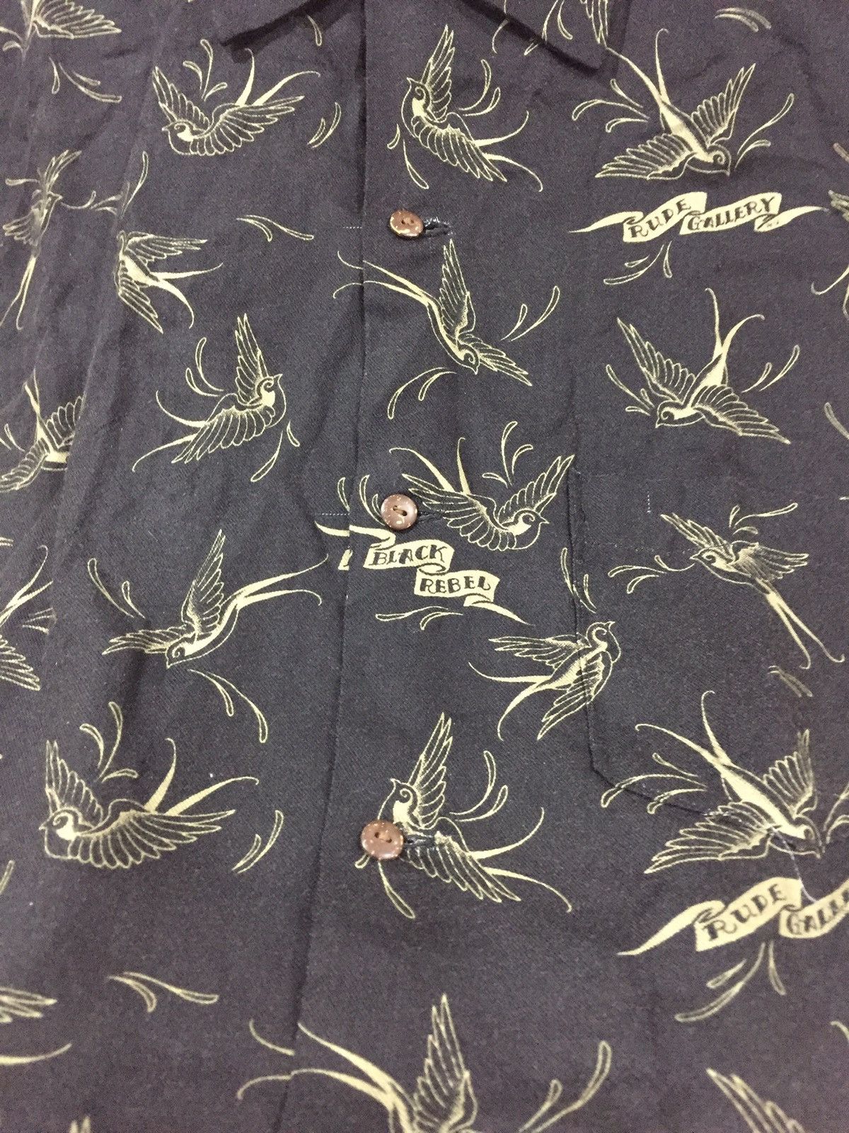 RUDE GALLERY Rude Gallery X Black Label Hawaiian t-shirt full printed Size US L / EU 52-54 / 3 - 5 Thumbnail