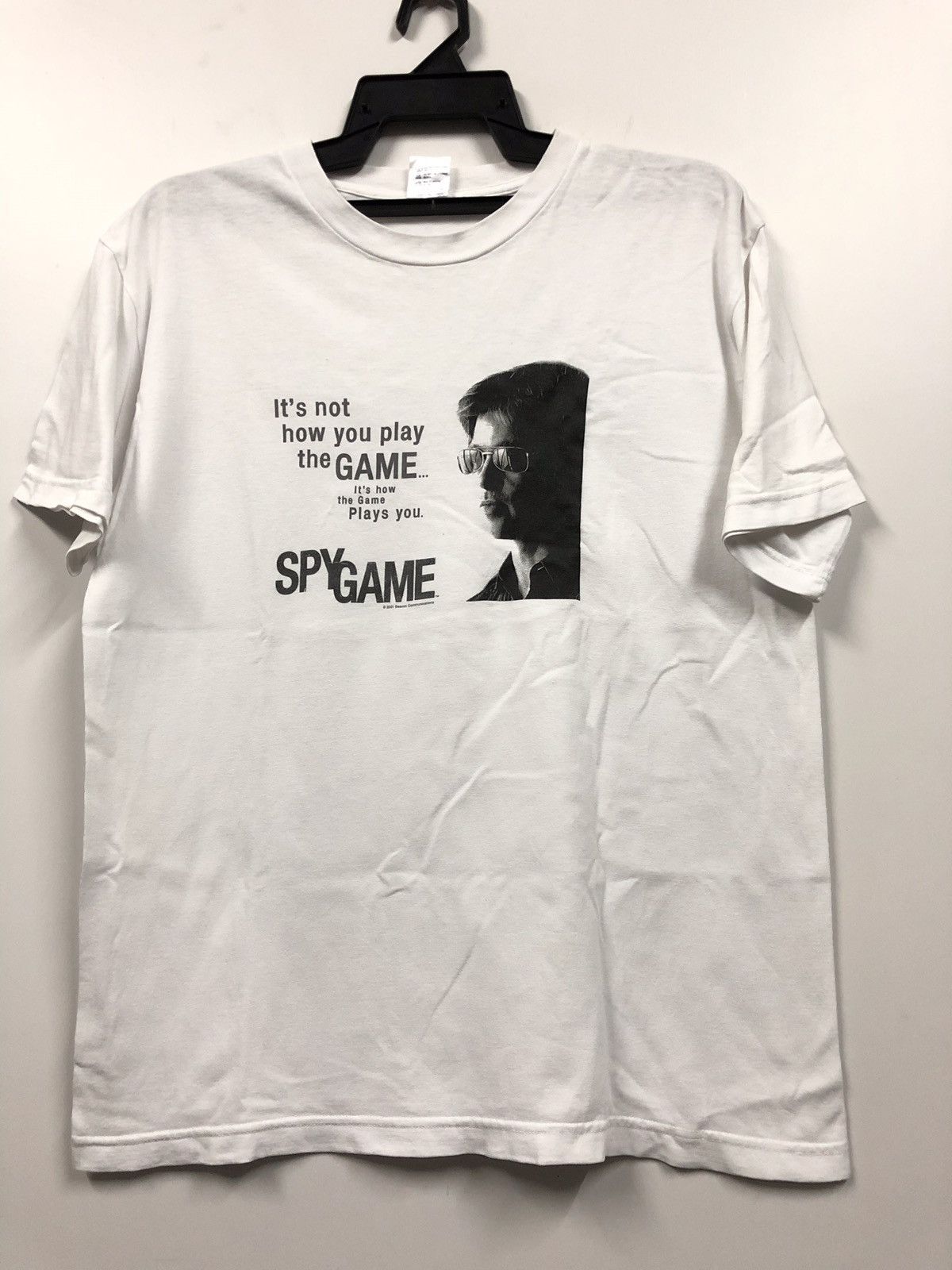 Vintage Vintage Brad Pitt Spy Game Movie T Shirt Very Rare Size US M / EU 48-50 / 2 - 2 Thumbnail