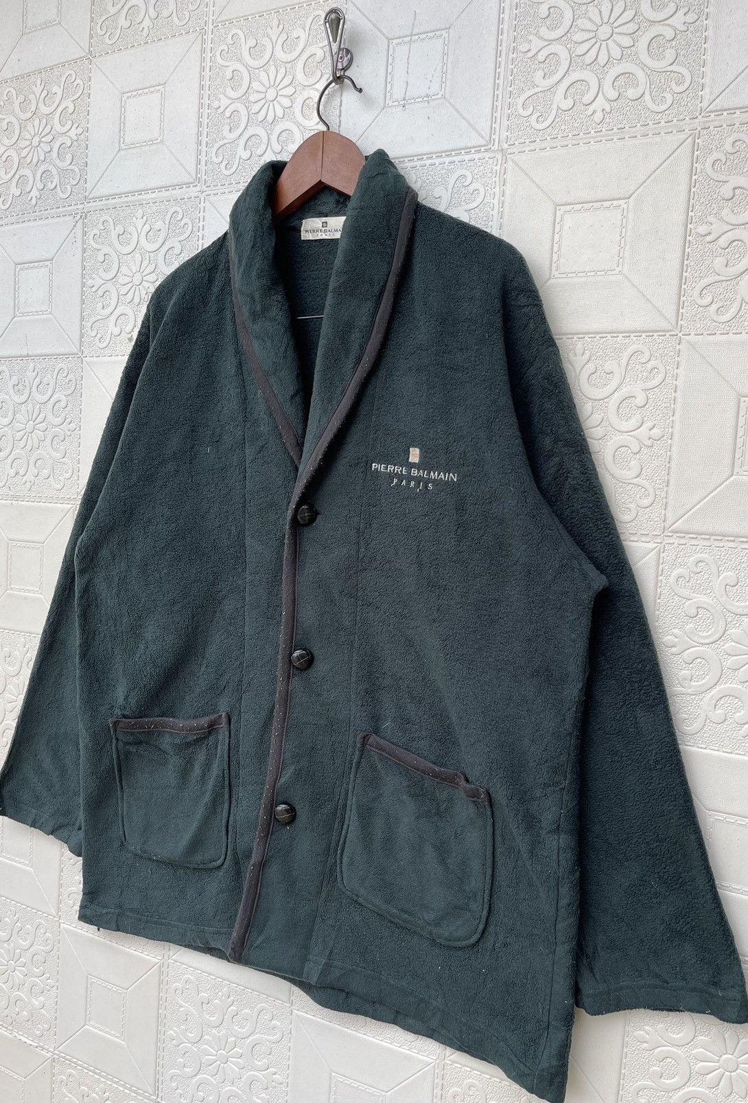 Designer × Pierre Balmain Pierre Balmain Paris Fleece Jacket Size US L / EU 52-54 / 3 - 8 Thumbnail