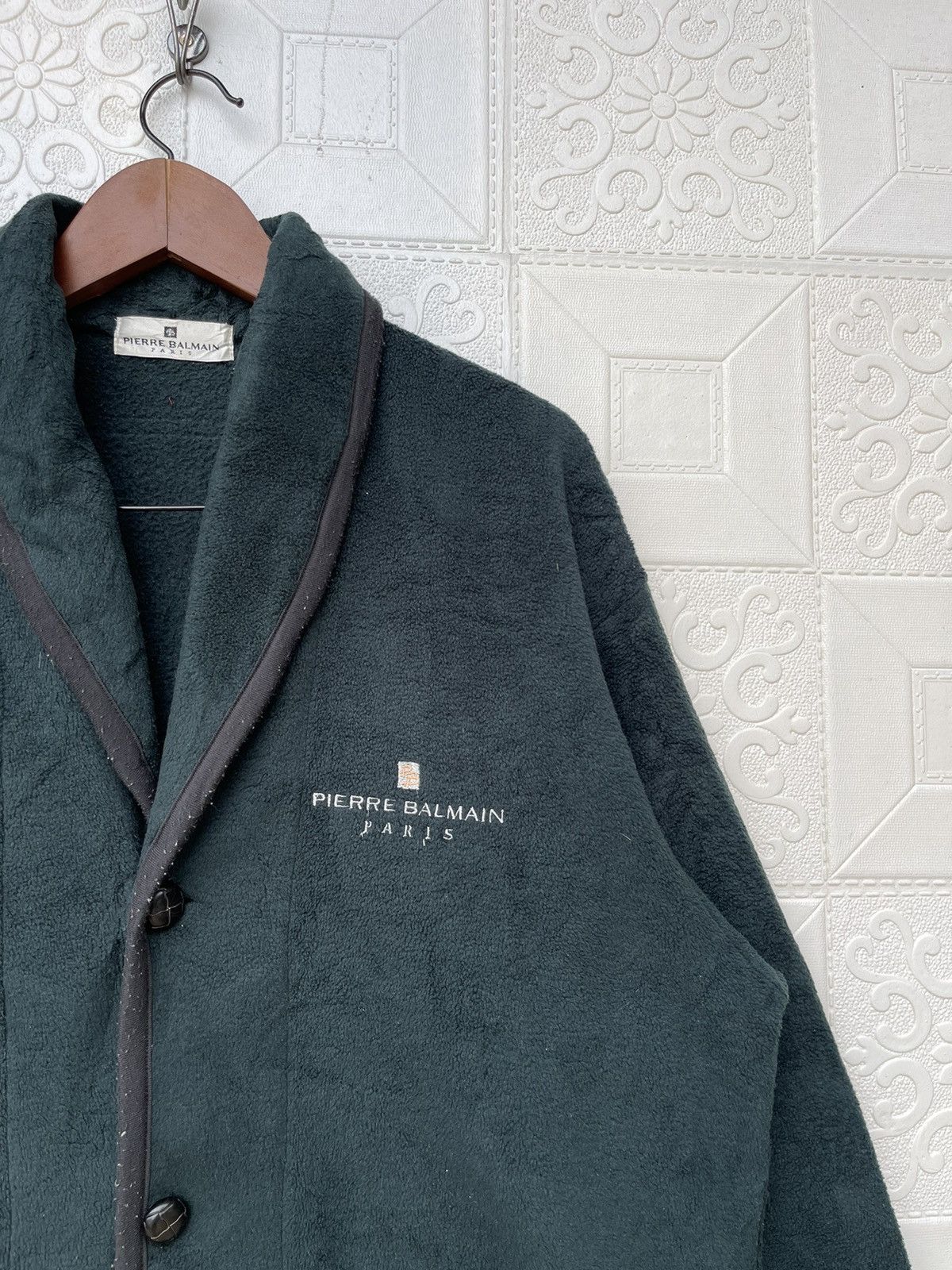Designer × Pierre Balmain Pierre Balmain Paris Fleece Jacket Size US L / EU 52-54 / 3 - 6 Thumbnail