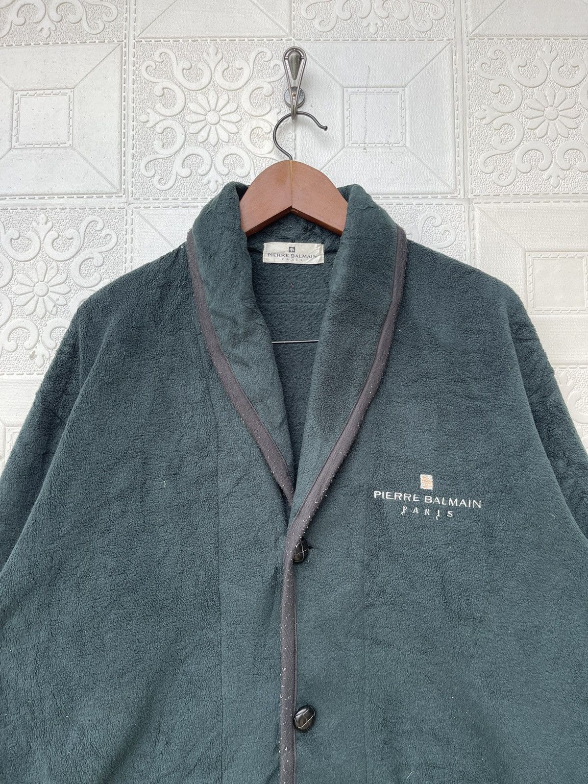 Designer × Pierre Balmain Pierre Balmain Paris Fleece Jacket Size US L / EU 52-54 / 3 - 5 Thumbnail
