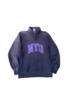 1980s NYU Sweatshirt by FOTL - RAD/Stained! – Red Vintage Co