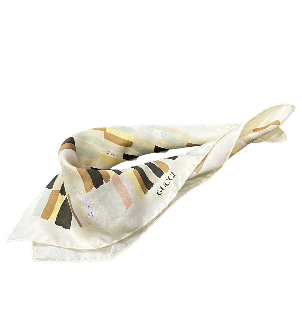 Gucci Vintage GUCCI Silk Handkerchief Made in ITALY Size ONE SIZE - 1 Thumbnail