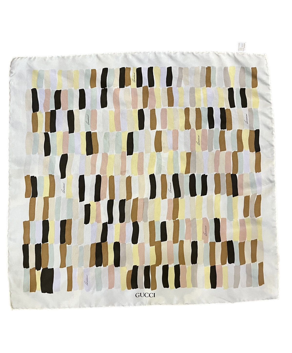 Gucci Vintage GUCCI Silk Handkerchief Made in ITALY Size ONE SIZE - 6 Thumbnail