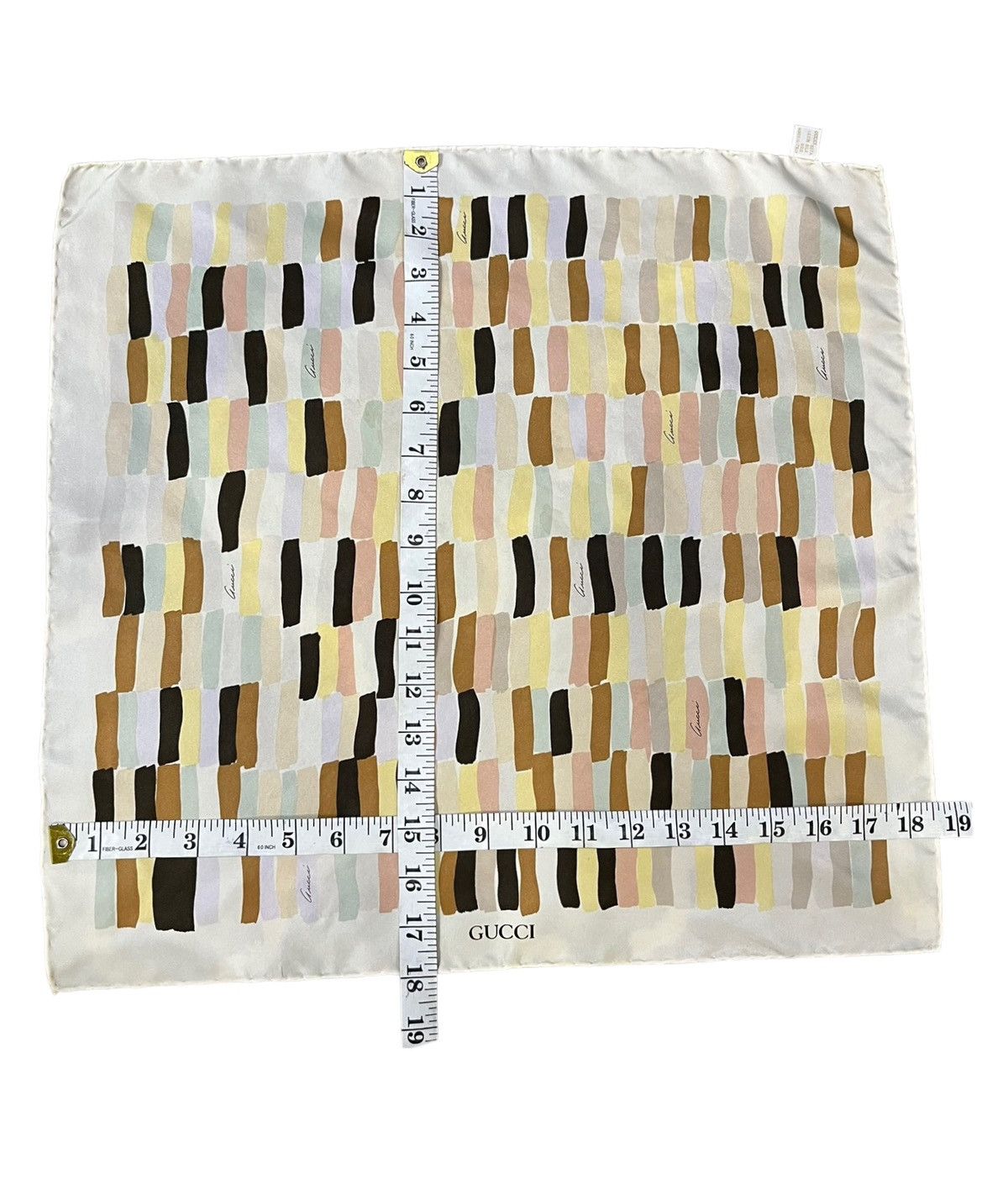 Gucci Vintage GUCCI Silk Handkerchief Made in ITALY Size ONE SIZE - 7 Thumbnail