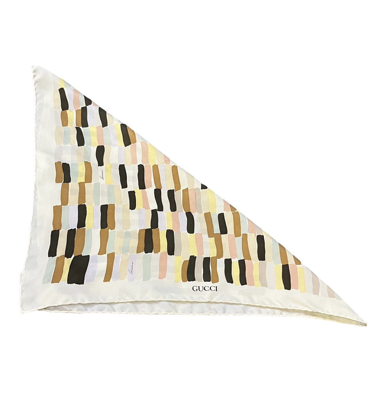 Gucci Vintage GUCCI Silk Handkerchief Made in ITALY Size ONE SIZE - 5 Thumbnail