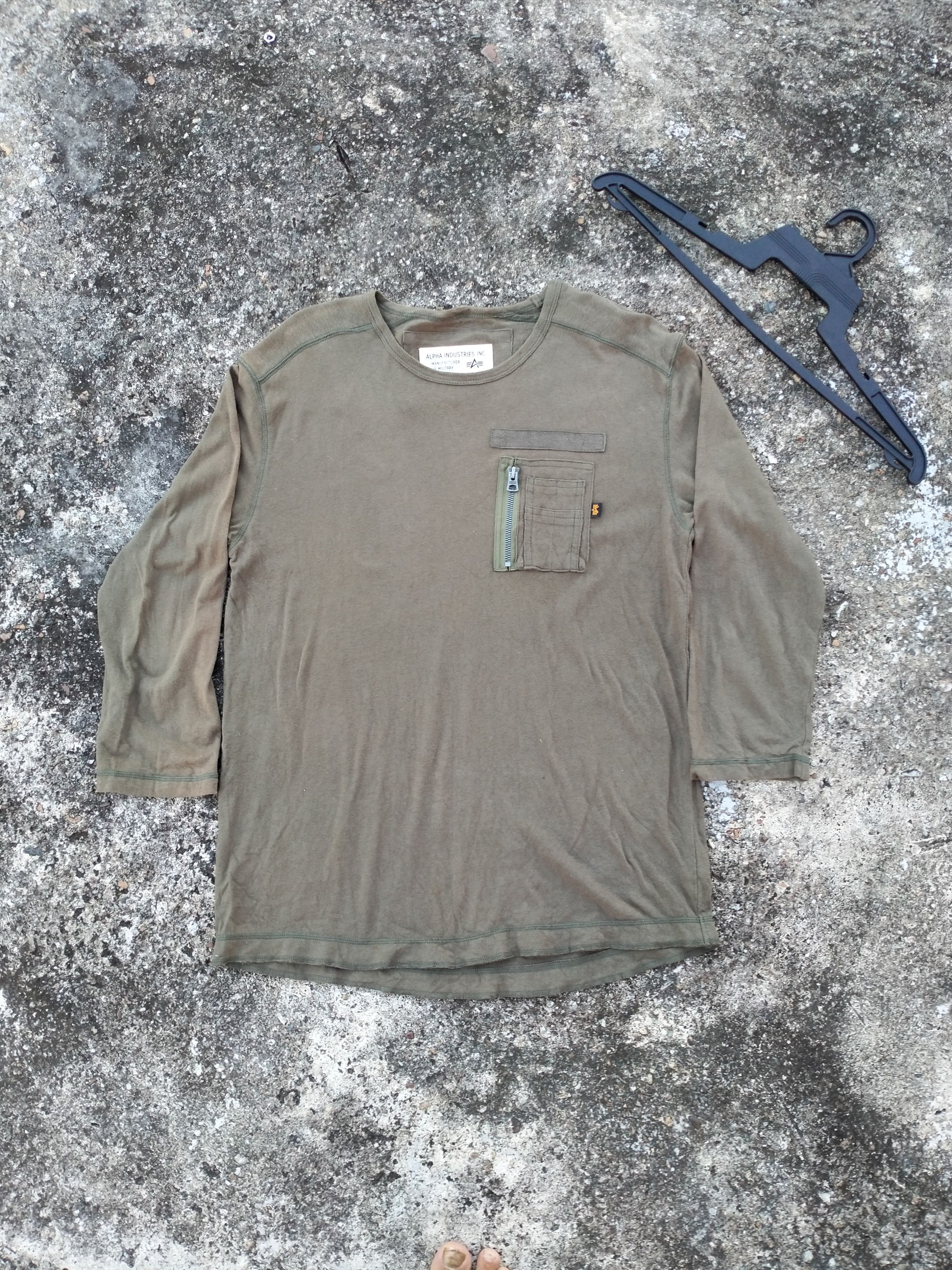 Alpha Industries ALPHA INDUSTRIES SUNFADED LONG SLEEVE SHIRT Size US L / EU 52-54 / 3 - 1 Thumbnail