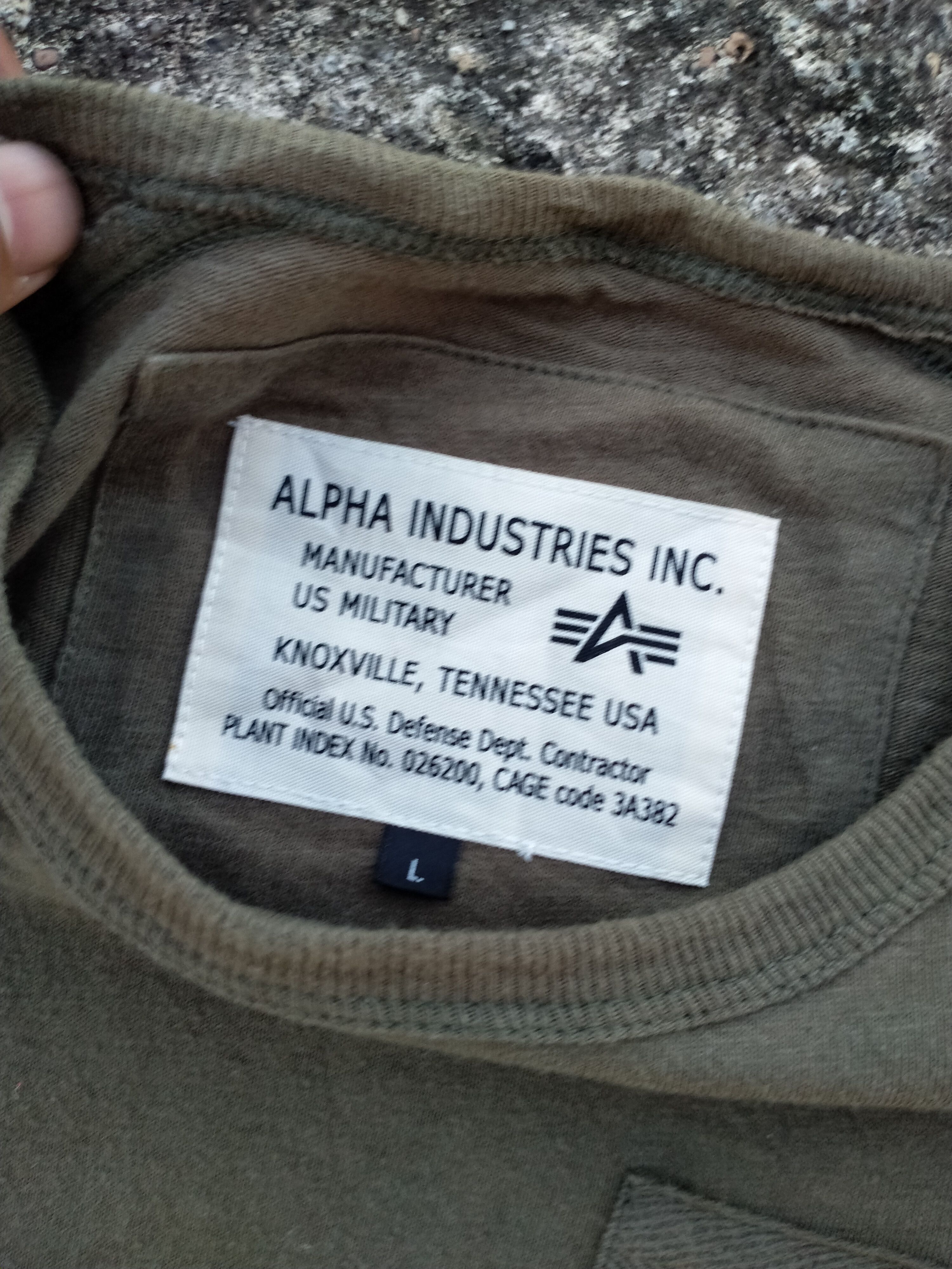 Alpha Industries ALPHA INDUSTRIES SUNFADED LONG SLEEVE SHIRT Size US L / EU 52-54 / 3 - 4 Thumbnail