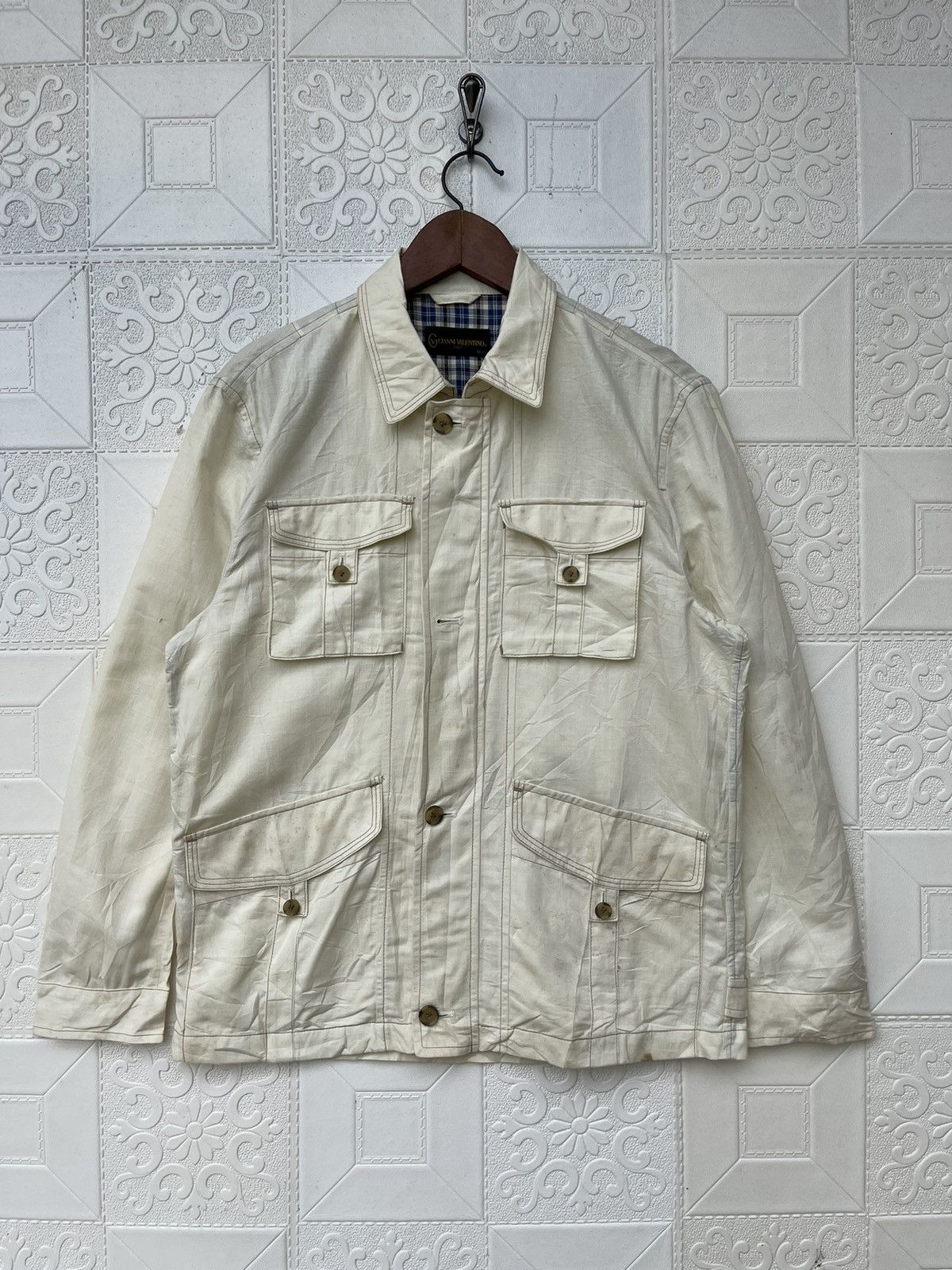 Gianni Valentino Multi Pocket Zipper Jacket