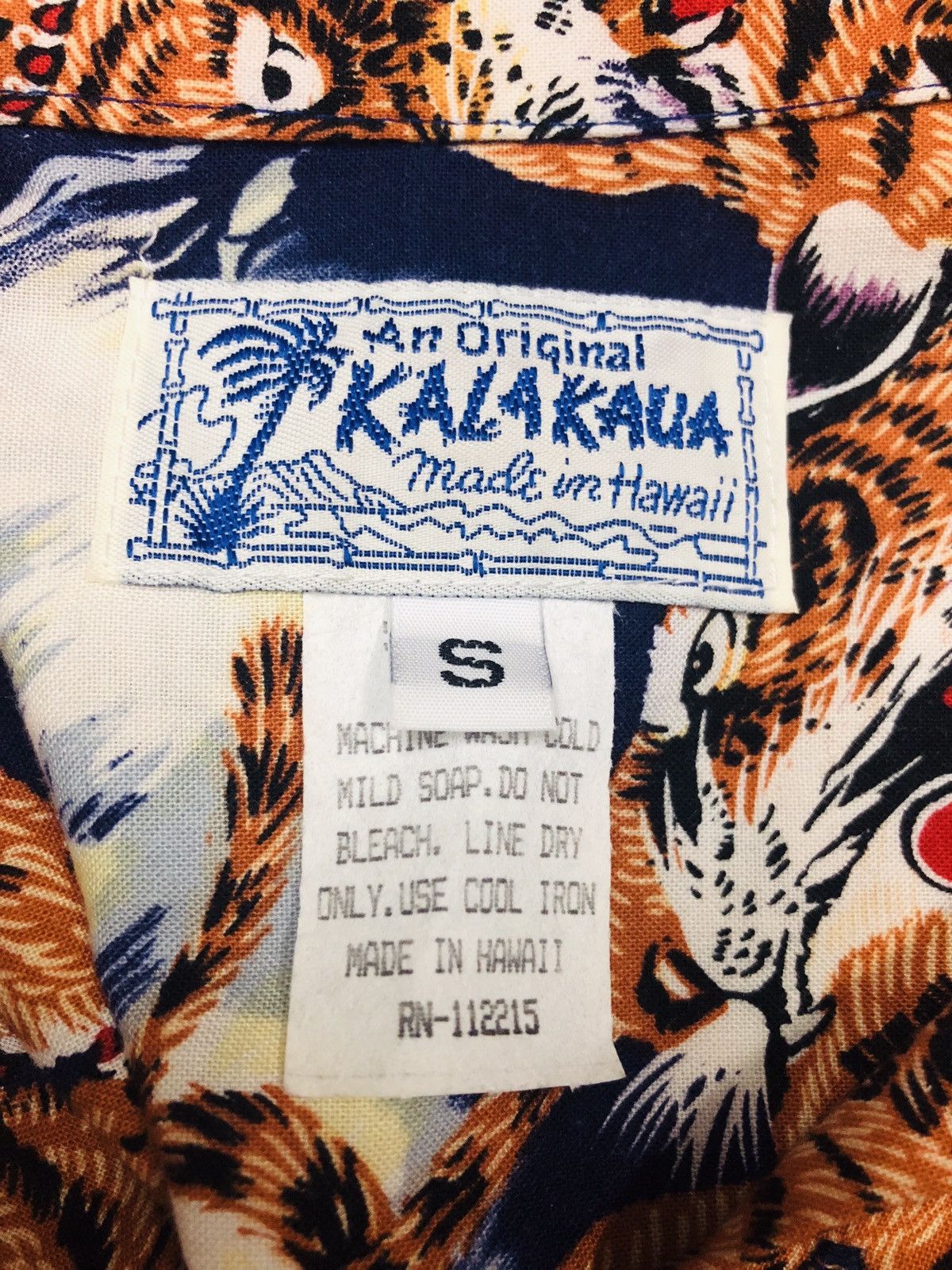 Sun Surf Vintage Rare Hawaii 100 Tiger Kalakaua Made In Hawaii T Rare Size US S / EU 44-46 / 1 - 9 Thumbnail