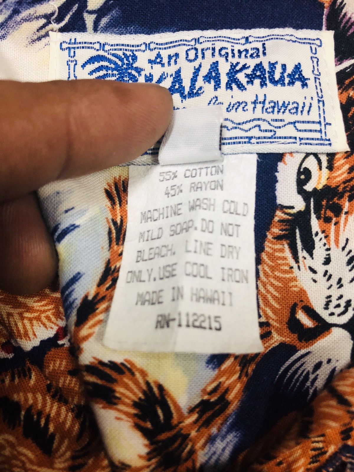 Sun Surf Vintage Rare Hawaii 100 Tiger Kalakaua Made In Hawaii T Rare Size US S / EU 44-46 / 1 - 10 Thumbnail