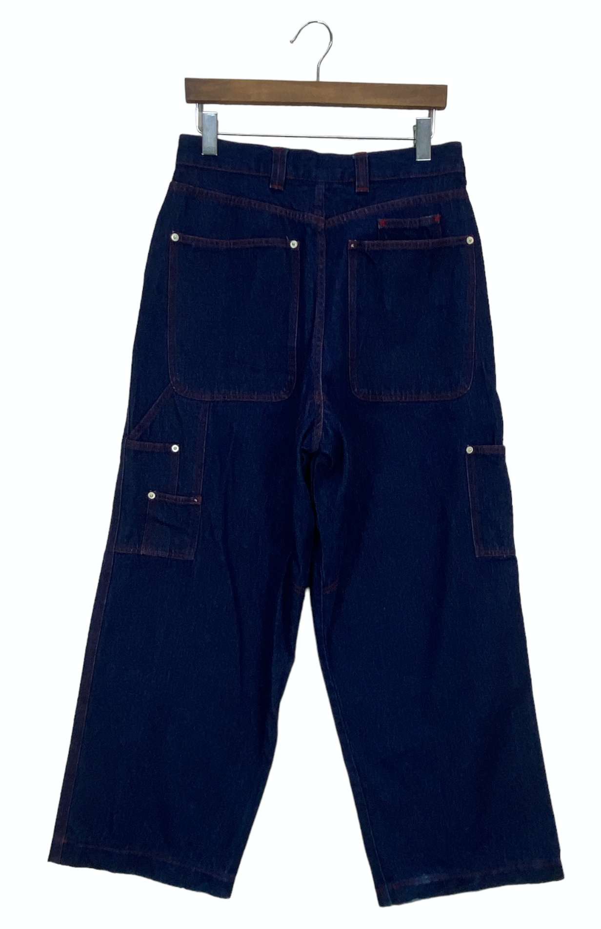 image of Amore Puro Denim Jeans Baggy Jeans Hip Hop Skateboard in Blue, Men's (Size 29)