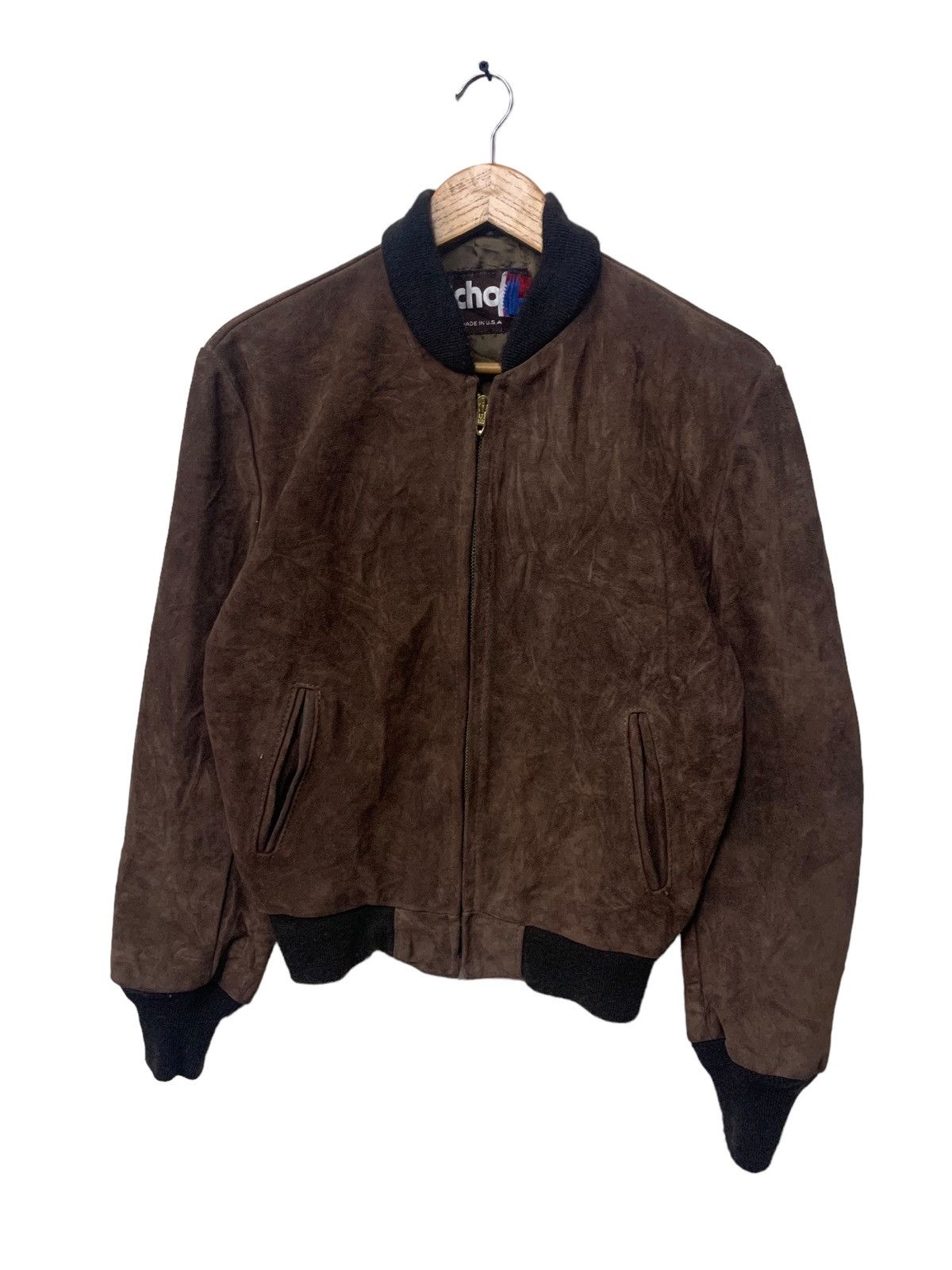 Schott 🇺🇸 Vintage SCHOTT NYC Suede Leather Jacket Size US S / EU 44-46 / 1 - 4 Thumbnail