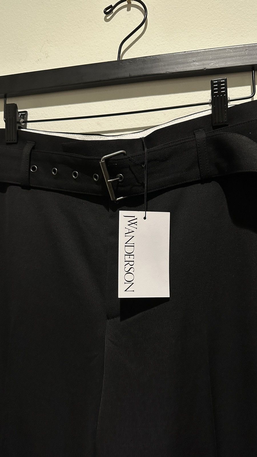 JW Anderson WOOL BELTED TROUSERS Size US 30 / EU 46 - 2 Thumbnail