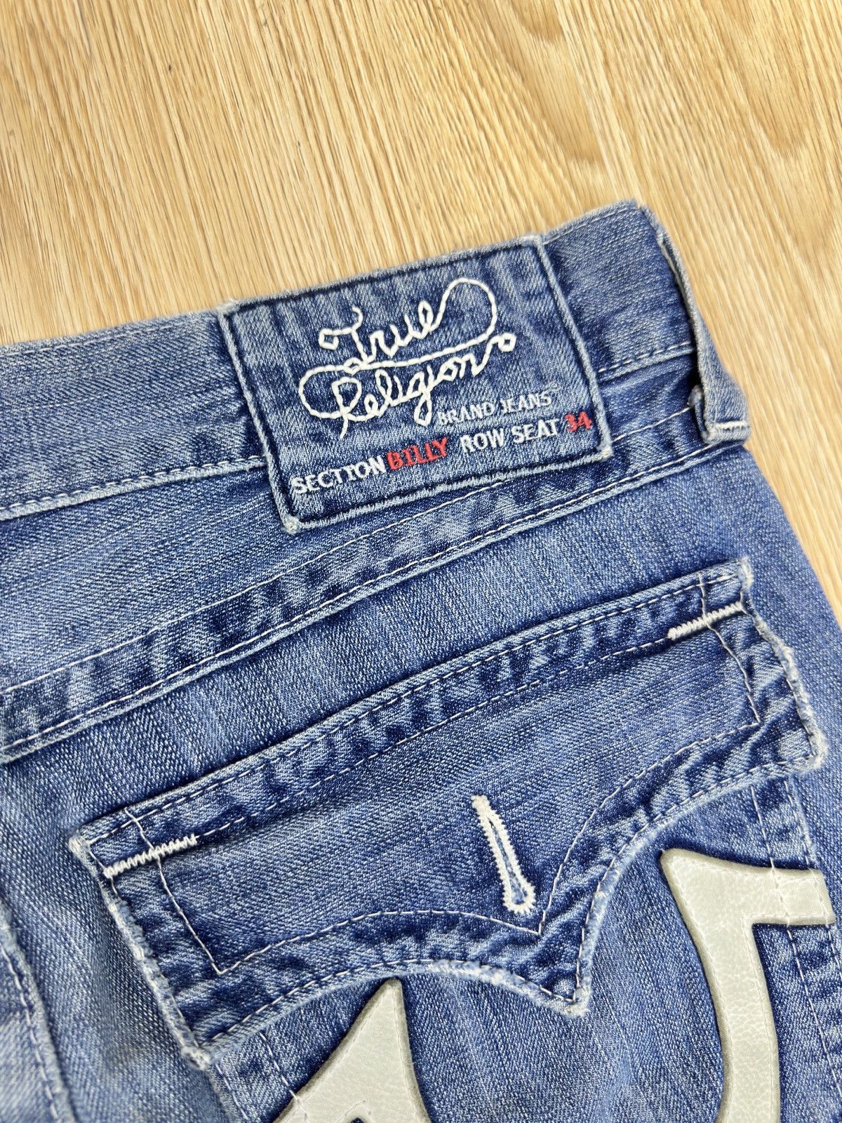 True Religion True Religion Billy Used Reconstruction Denim Size 33 JJ71 Size US 33 - 6 Thumbnail