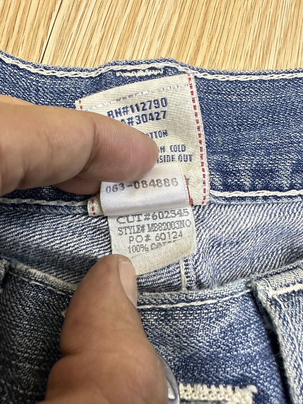 True Religion True Religion Billy Used Reconstruction Denim Size 33 JJ71 Size US 33 - 10 Thumbnail